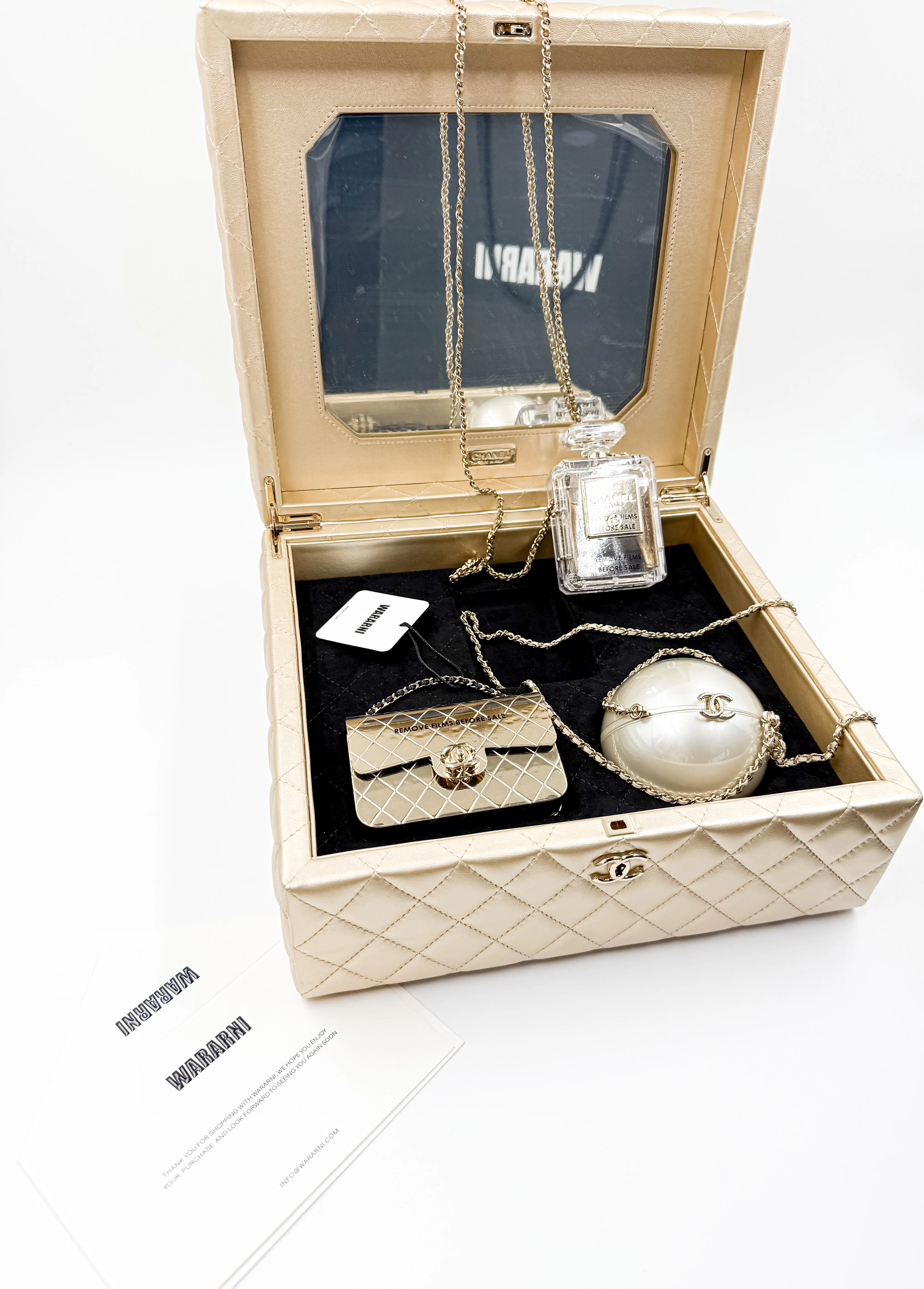 Chanel 22P “Success Story” Set of 3 Mini Minaudières — Limited Edition Collector’s Set