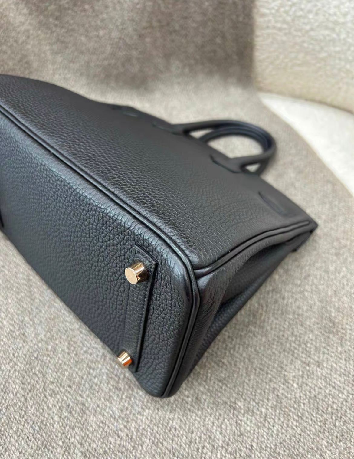 Hermès Birkin 25 black Togo Leather Gold Hardware