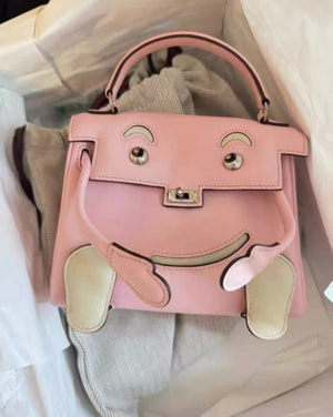 Hermès Kelly Doll Pink Rose Sakura Swift leather palladium hardware