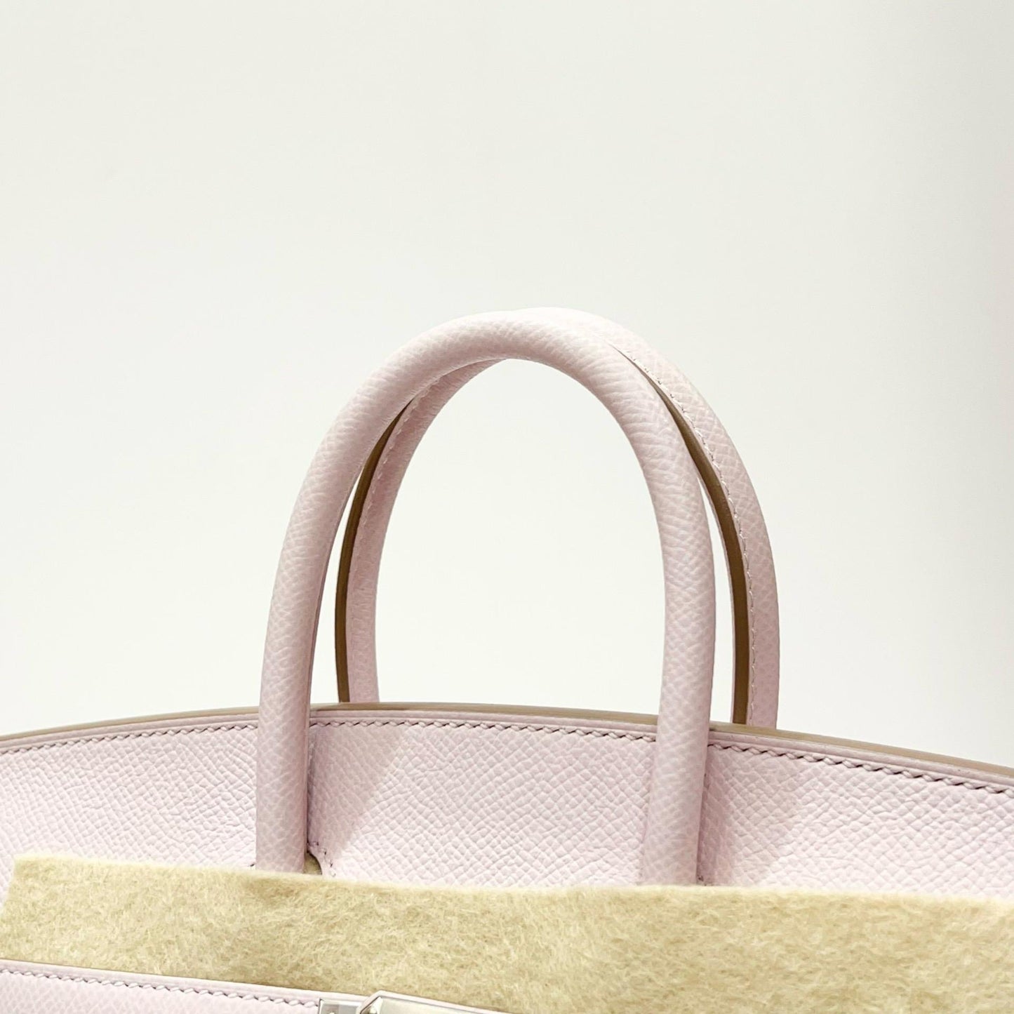 Hermès Birkin 25 Mauve Pale Epsom Leather Palladium Hardware