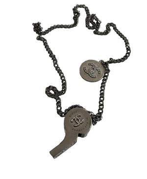 Chanel whistle necklace