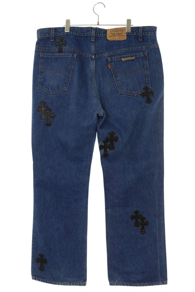 Chrome Hearts MATTY BOY Paint Alligator Patch Denim Pants U VNTG JEAN