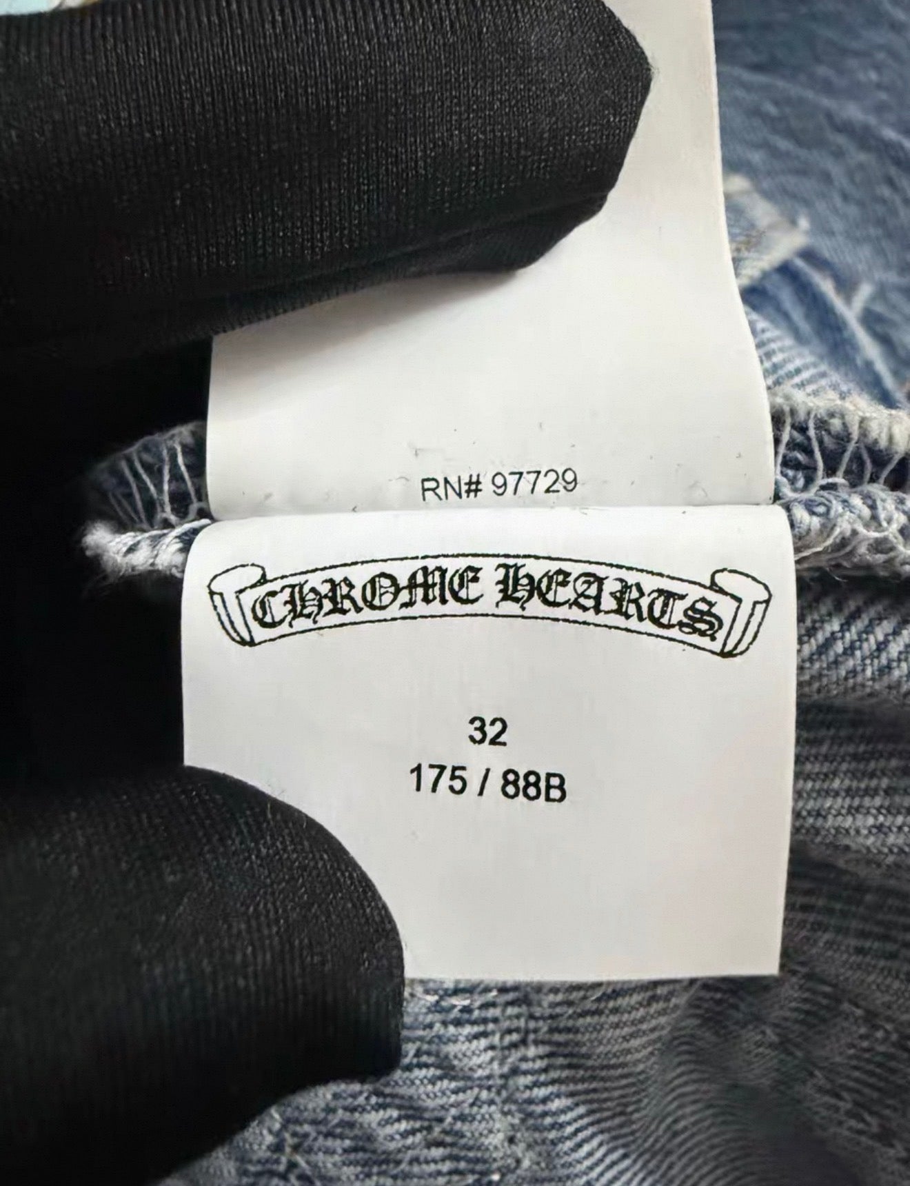 Chrome Hearts St. Barth Limited Edition Light Blue Levis Jeans