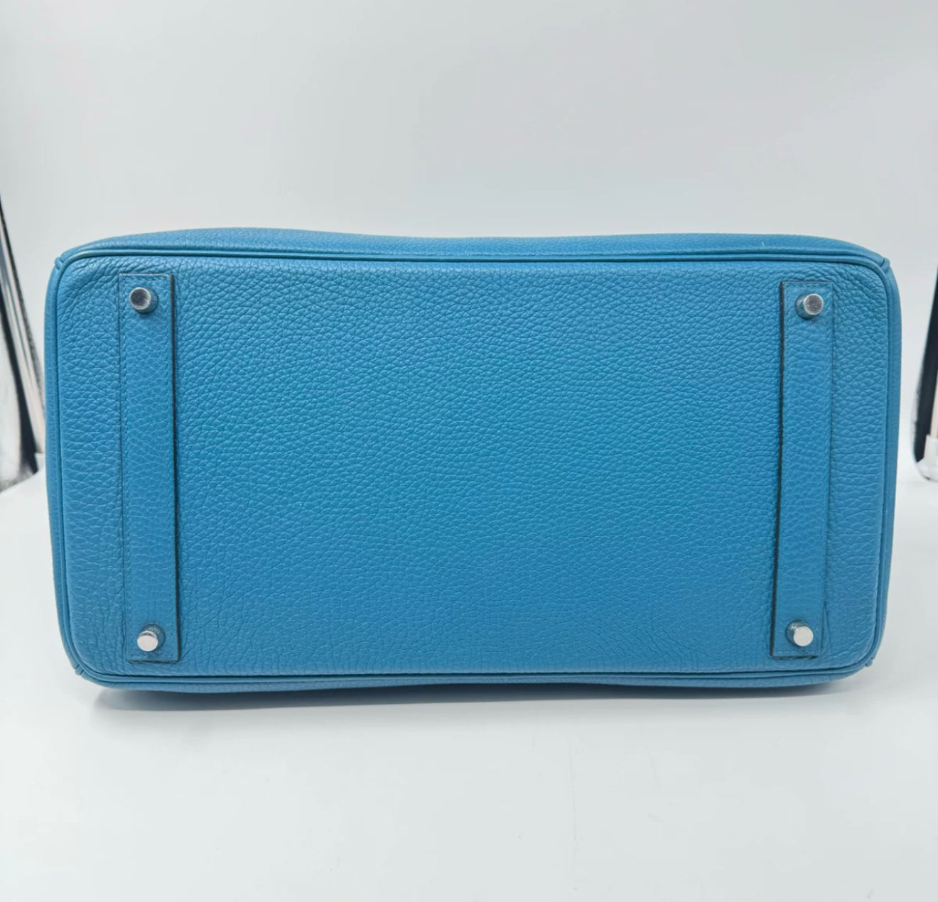 Hermès Birkin 40 blue jean togo leather with palladium hardware