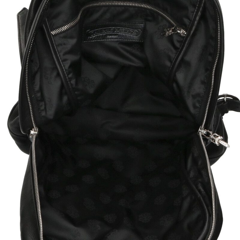 Chrome Hearts CH Cross Decorative Cross Patch Multi-Leather Backpack