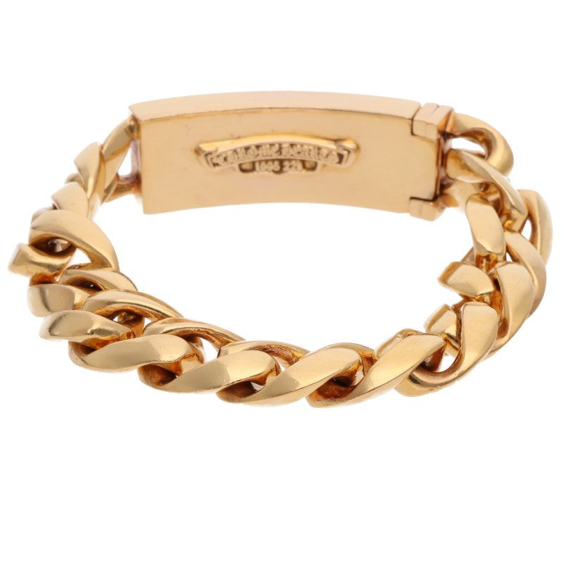 Chrome Hearts PAVE Diamond/Gold Bracelet 22K ID DAGGER P/D/Dagger