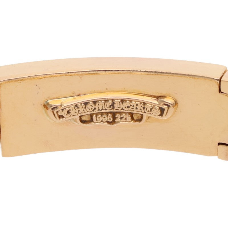 Chrome Hearts PAVE Diamond/Gold Bracelet 22K ID DAGGER P/D/Dagger