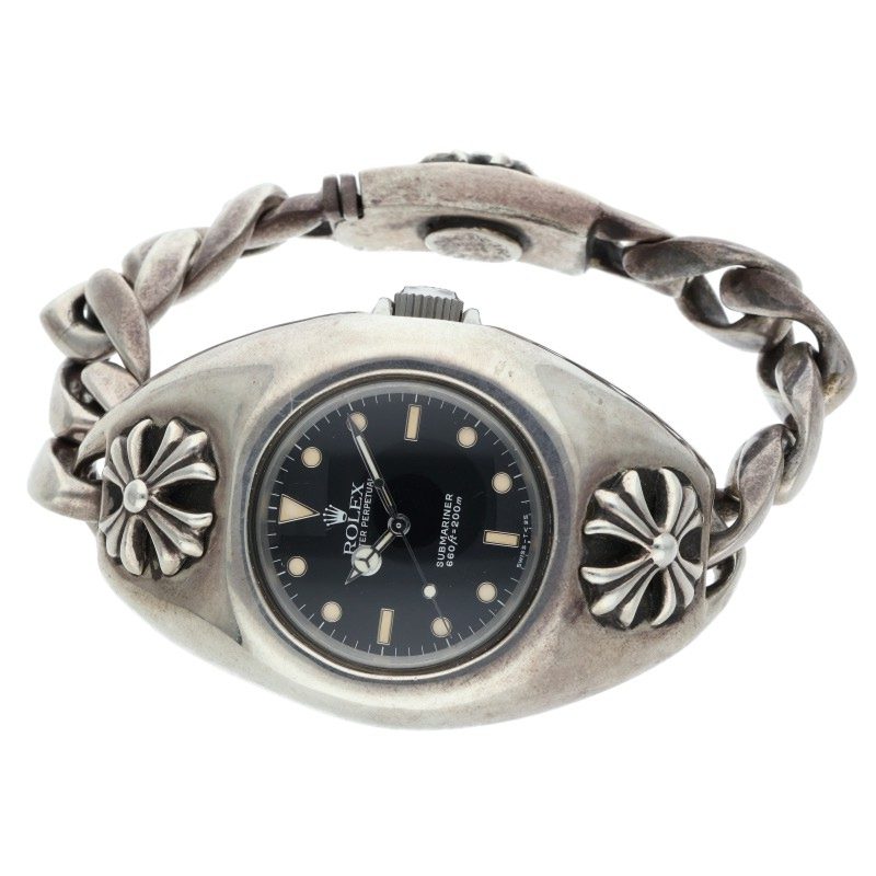 Chrome Hearts CH Plus Classic Link Watch Case Wristwatch Ref.5513/Submariner Non-Date R Series