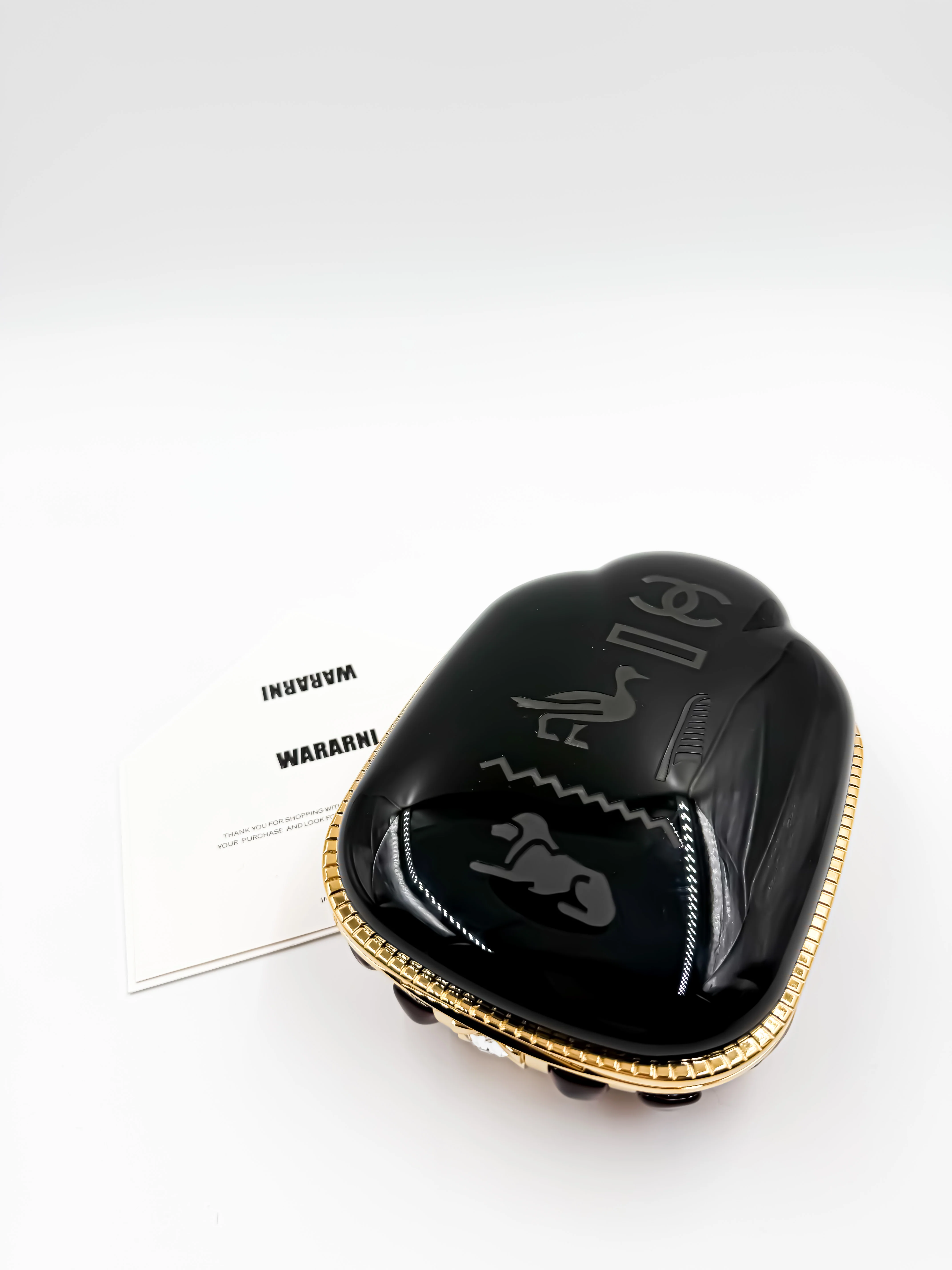 Chanel Scarab Minaudière — Pré-Fall / Métiers d’Art 2019 (Egypt) — Rare Collector’s Minaudière