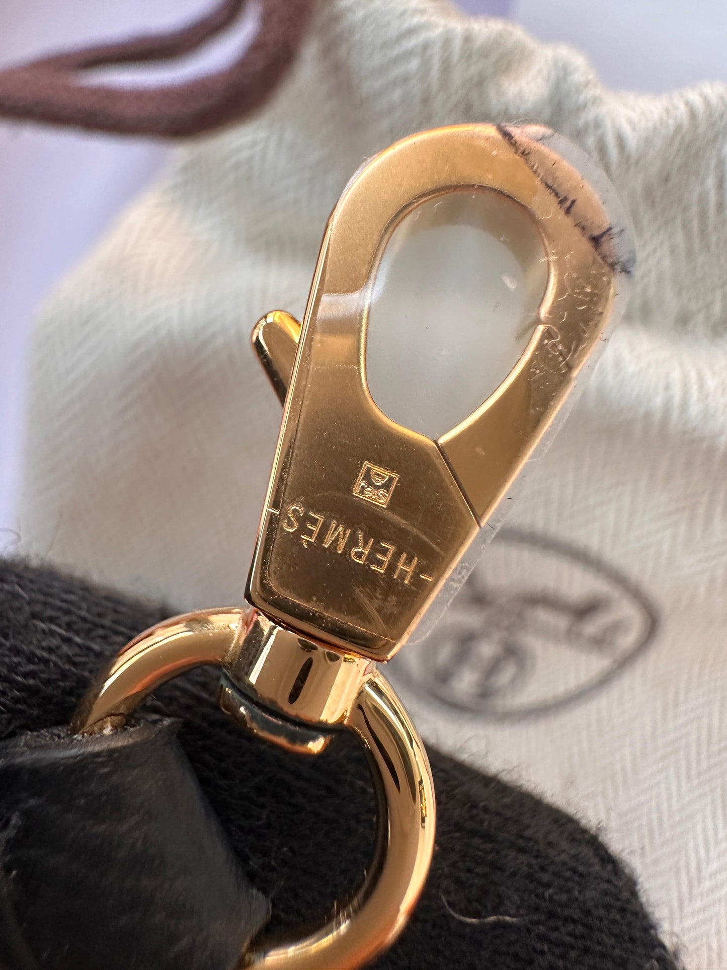 Hermès Kelly Black Epsom Mini Gold Hardware