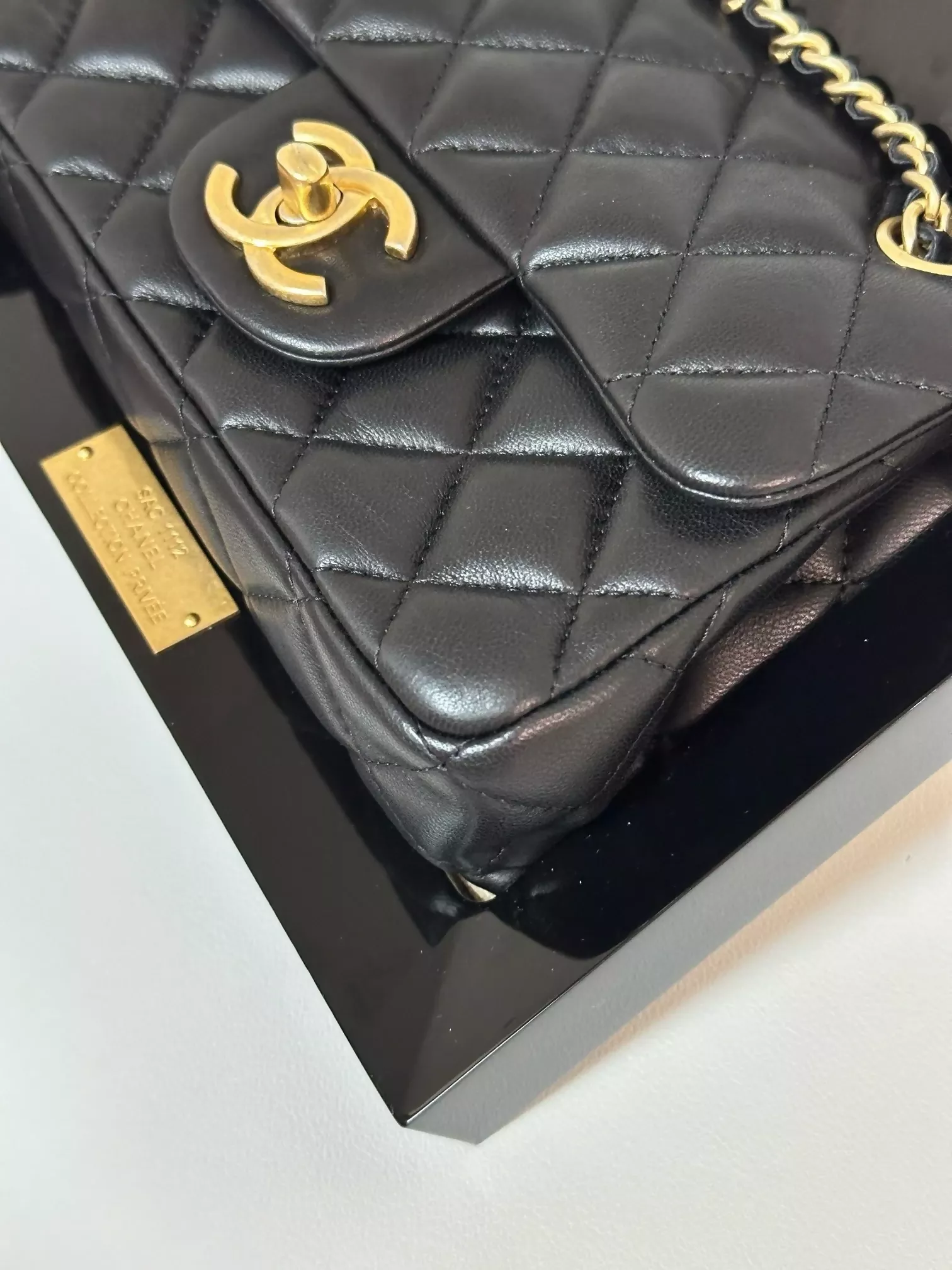 Chanel Black Privée Collection Runway Frame Bag