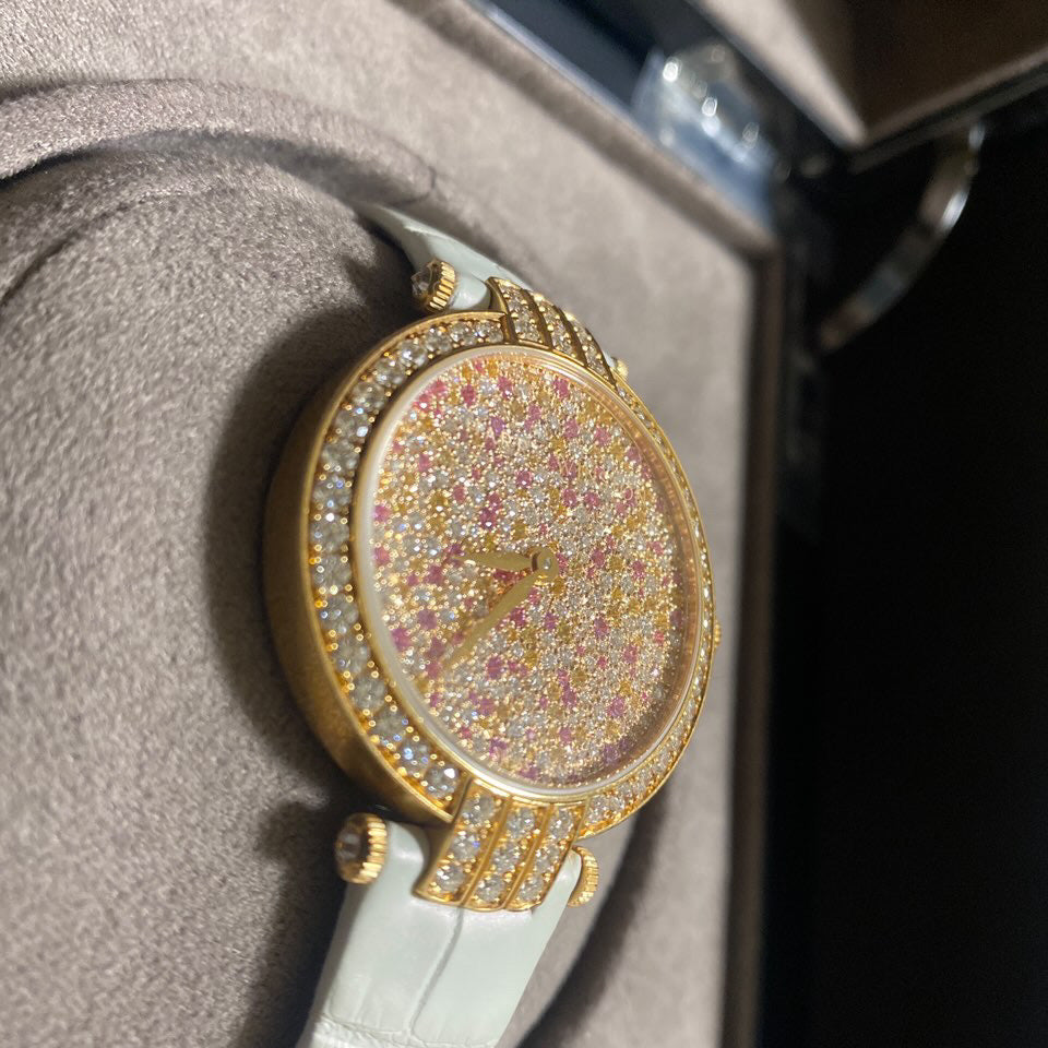 Harry Winston Premier Blooming Snow 36mm 18K Gold