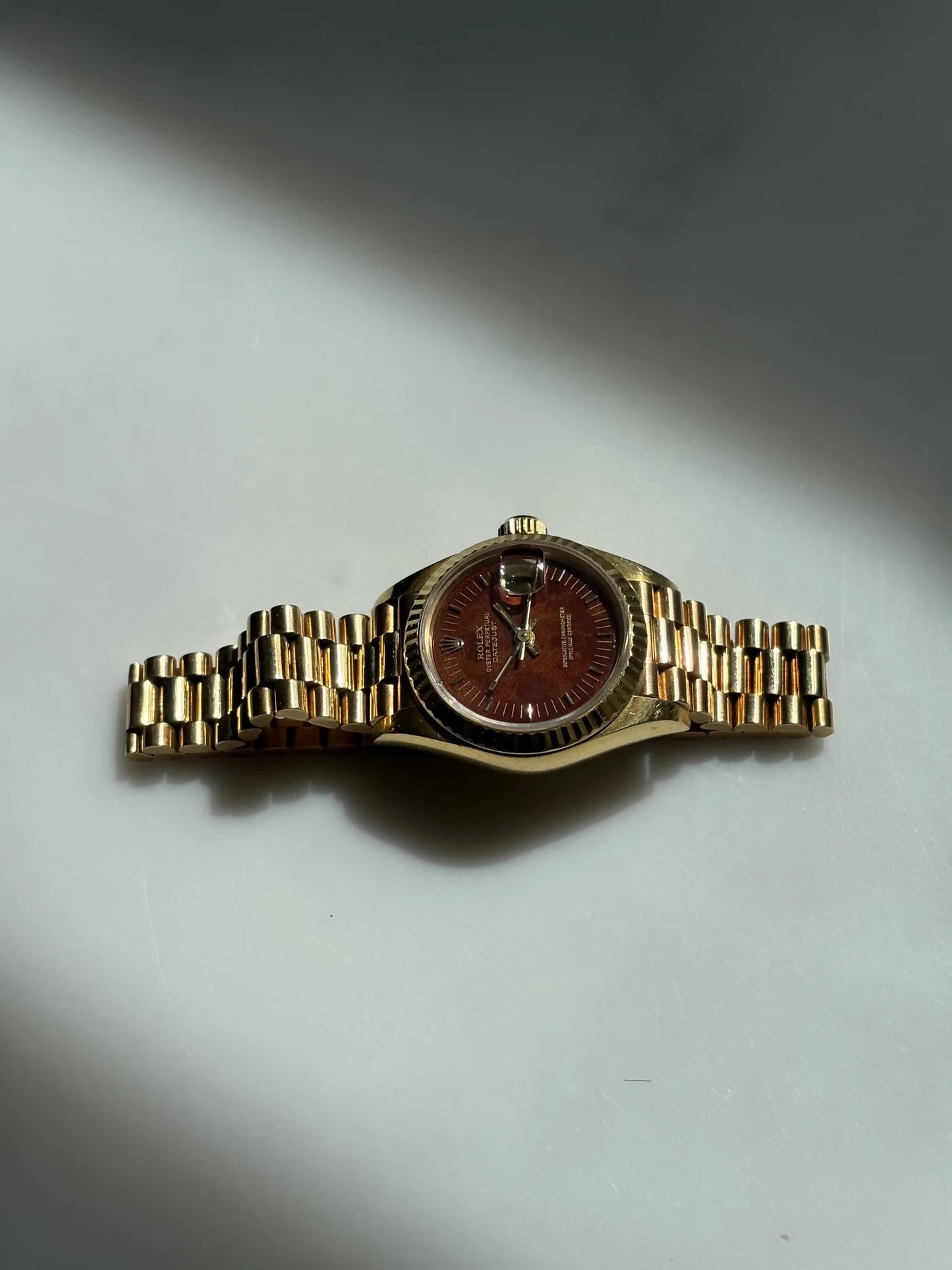 Rolex Lady-Datejust, Mahogany Wood Dial