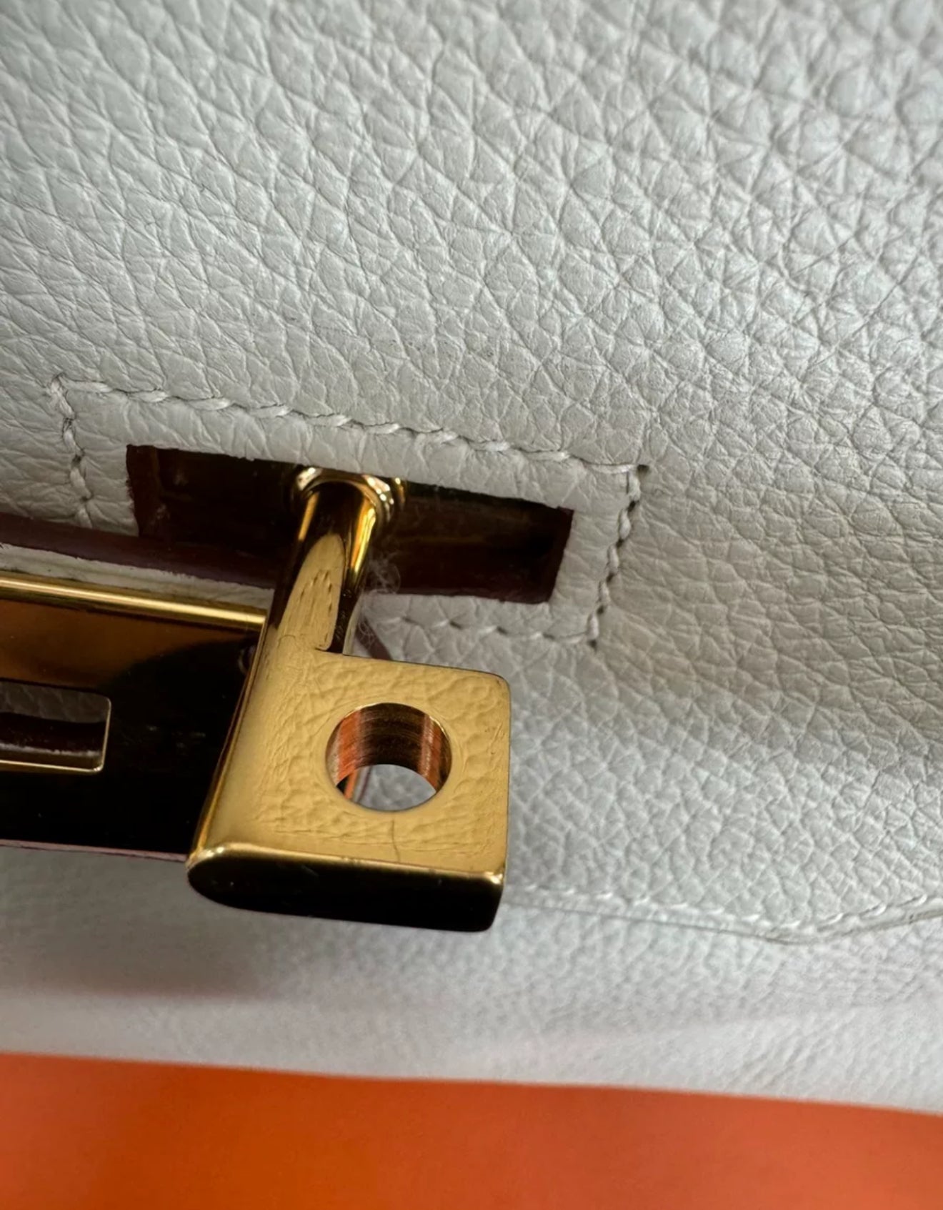Hermès Birkin Shoulder white Togo Leather Gold Hardware