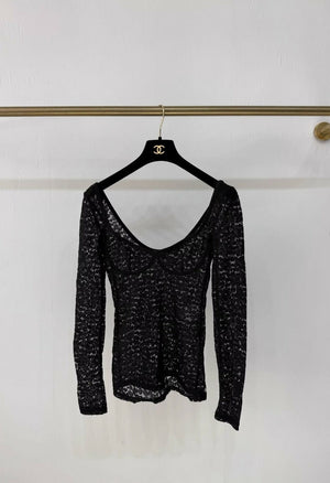 Chanel lace top