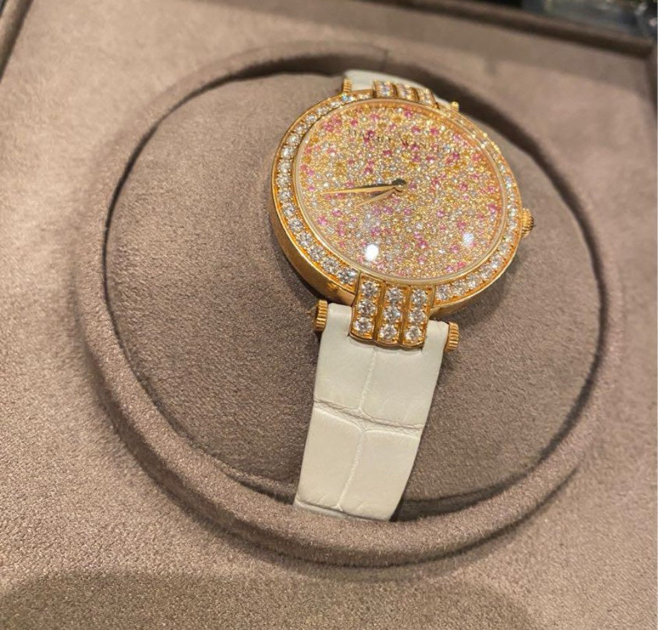 Harry Winston Premier Blooming Snow 36mm 18K Gold