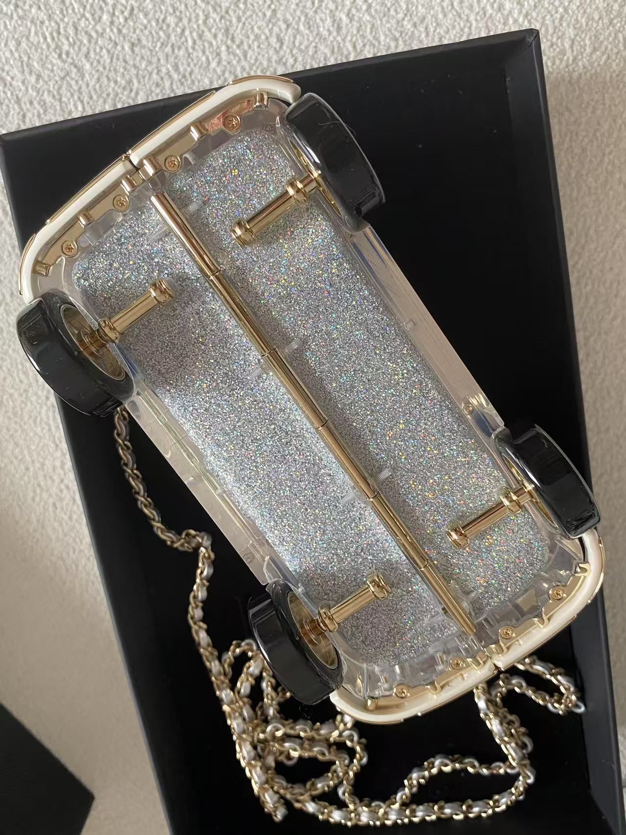 Very Rare Chanel 24C Pink Mini bus Van Hollywood Minaudiere Mini Bag handbag Collectible