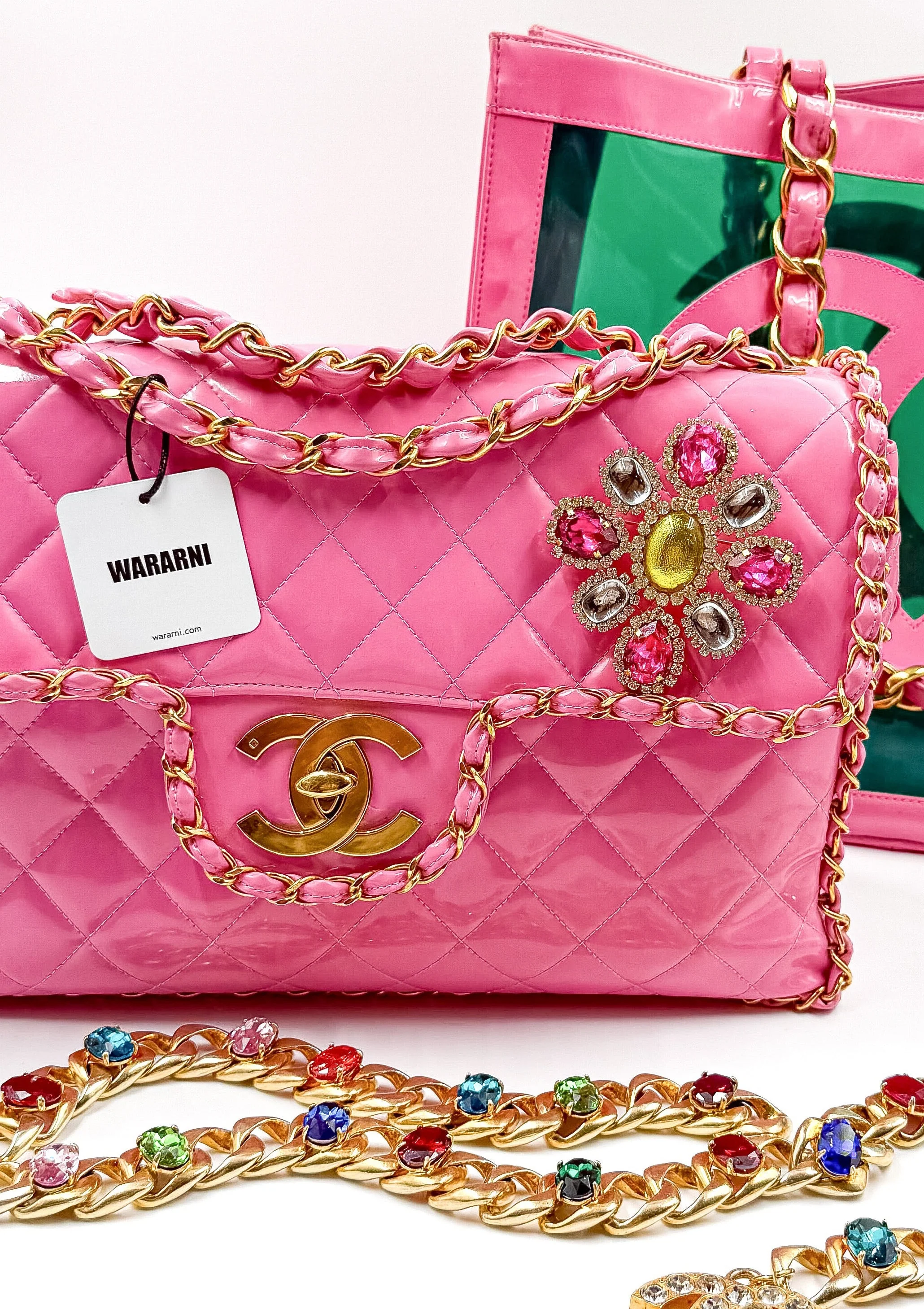 Chanel 1995 Spring/Summer Barbie Collection Pink Maxi Flap Bag