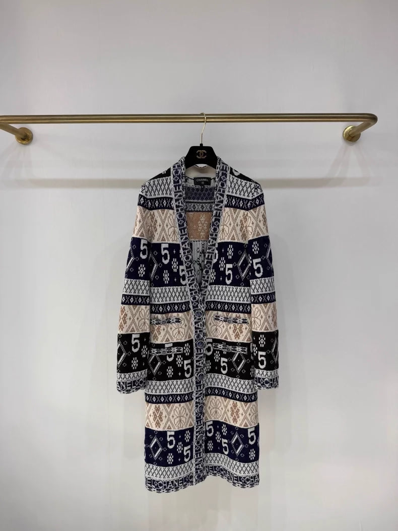 Chanel number  5 cashmere cardigan