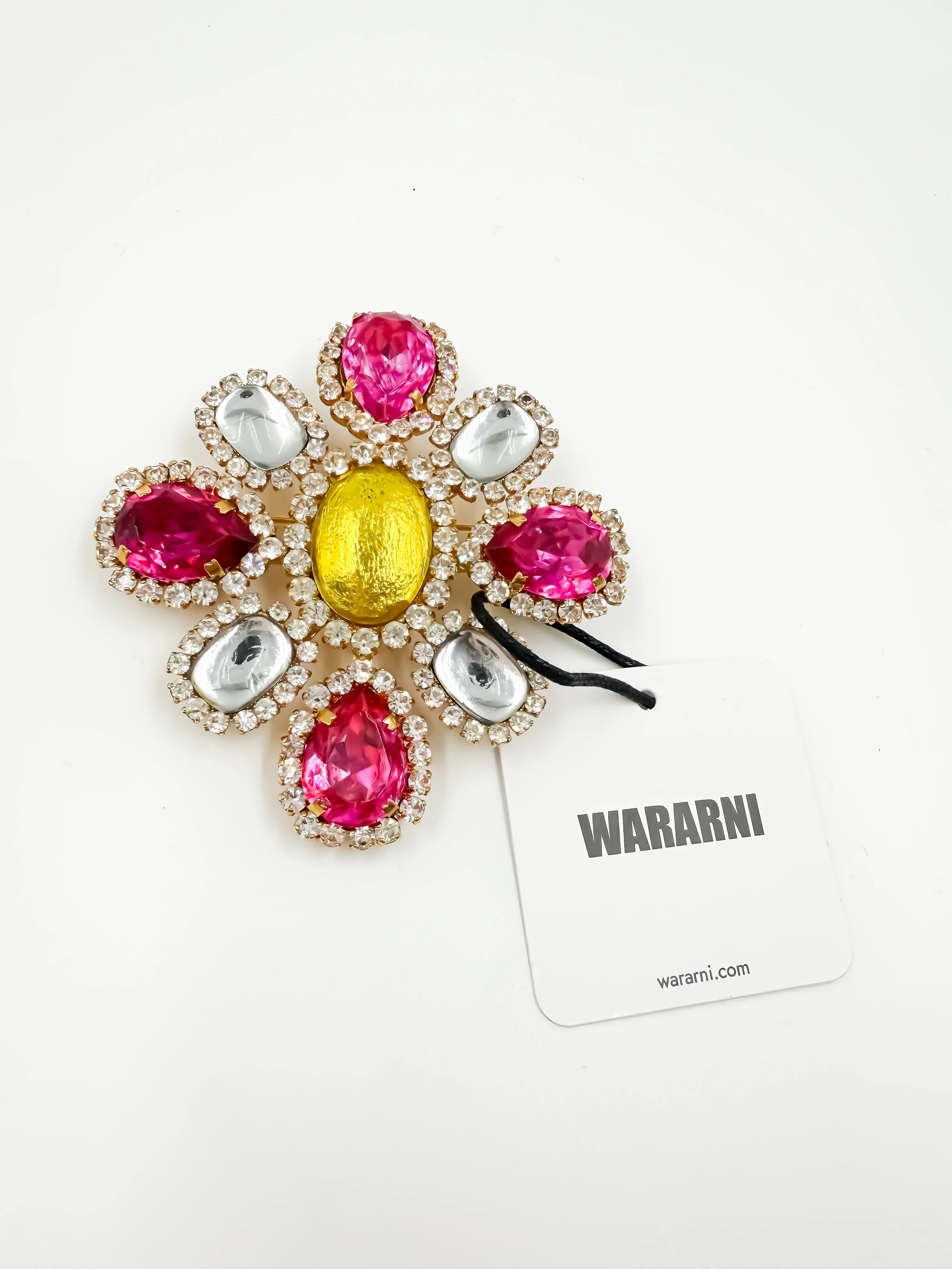 Chanel 1995 Spring/Summer Barbie Collection Oversized Gripoix Floral Brooch