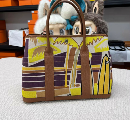 Hermès Garden Party 36 – 2018 Limited Edition Canvas  Leather