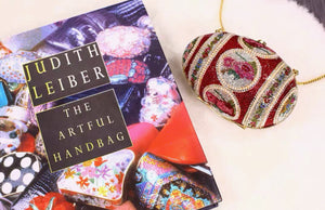 Judith Leiber Super Limited Edition Faberge Egg Crystal Evening Bag Minaudières