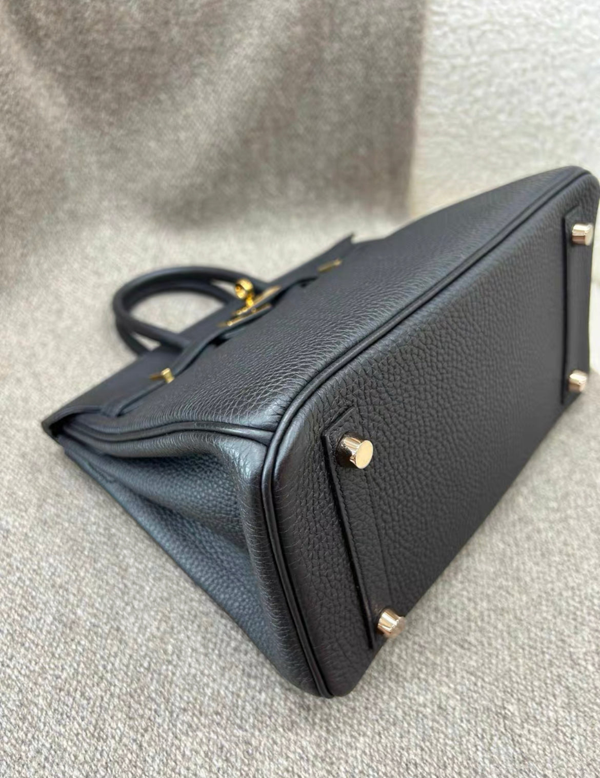 Hermès Birkin 25 black Togo Leather Gold Hardware