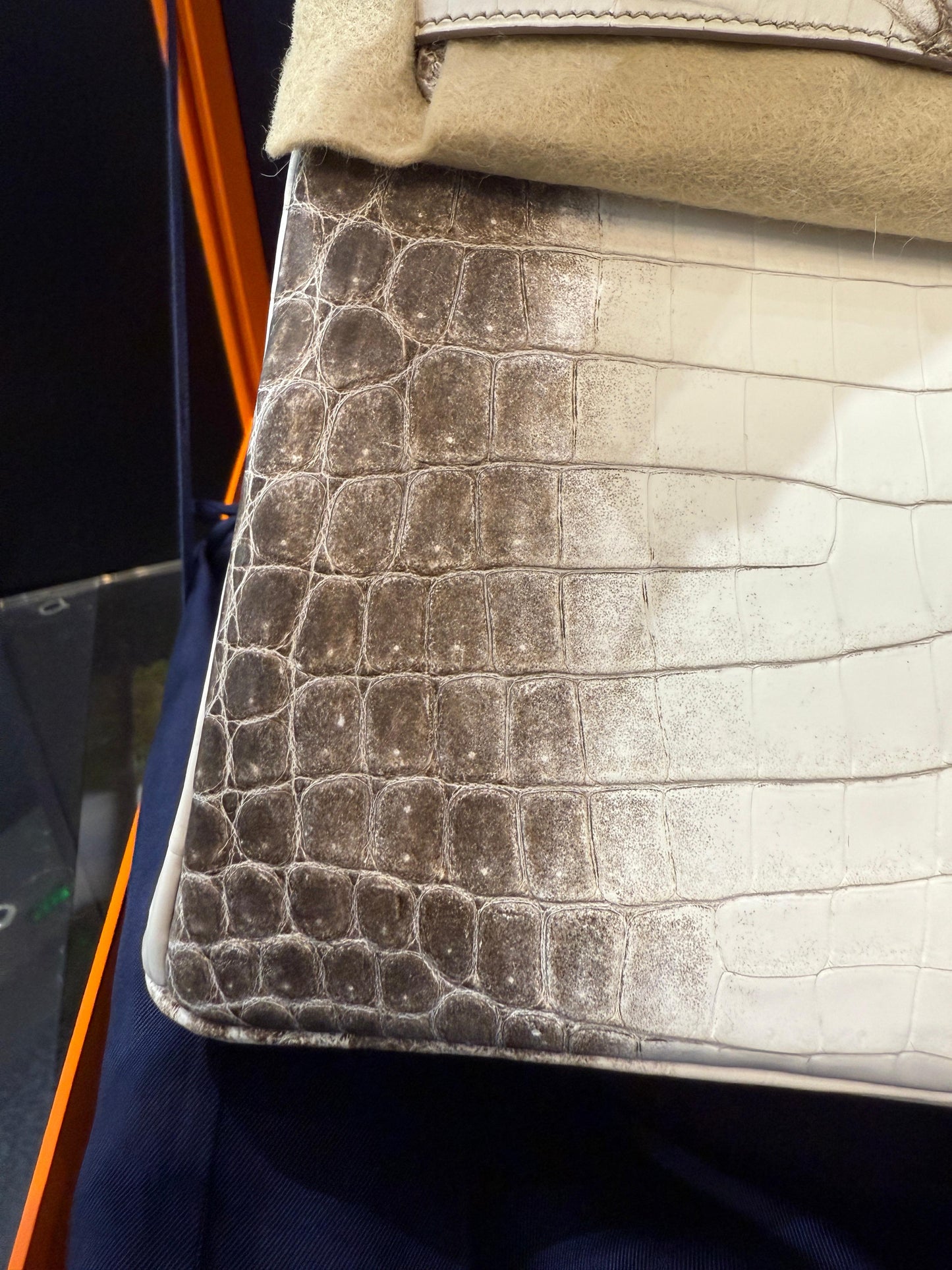 Hermès Birkin 25 Himalaya Niloticus Crocodile Gold Diamond Hardware