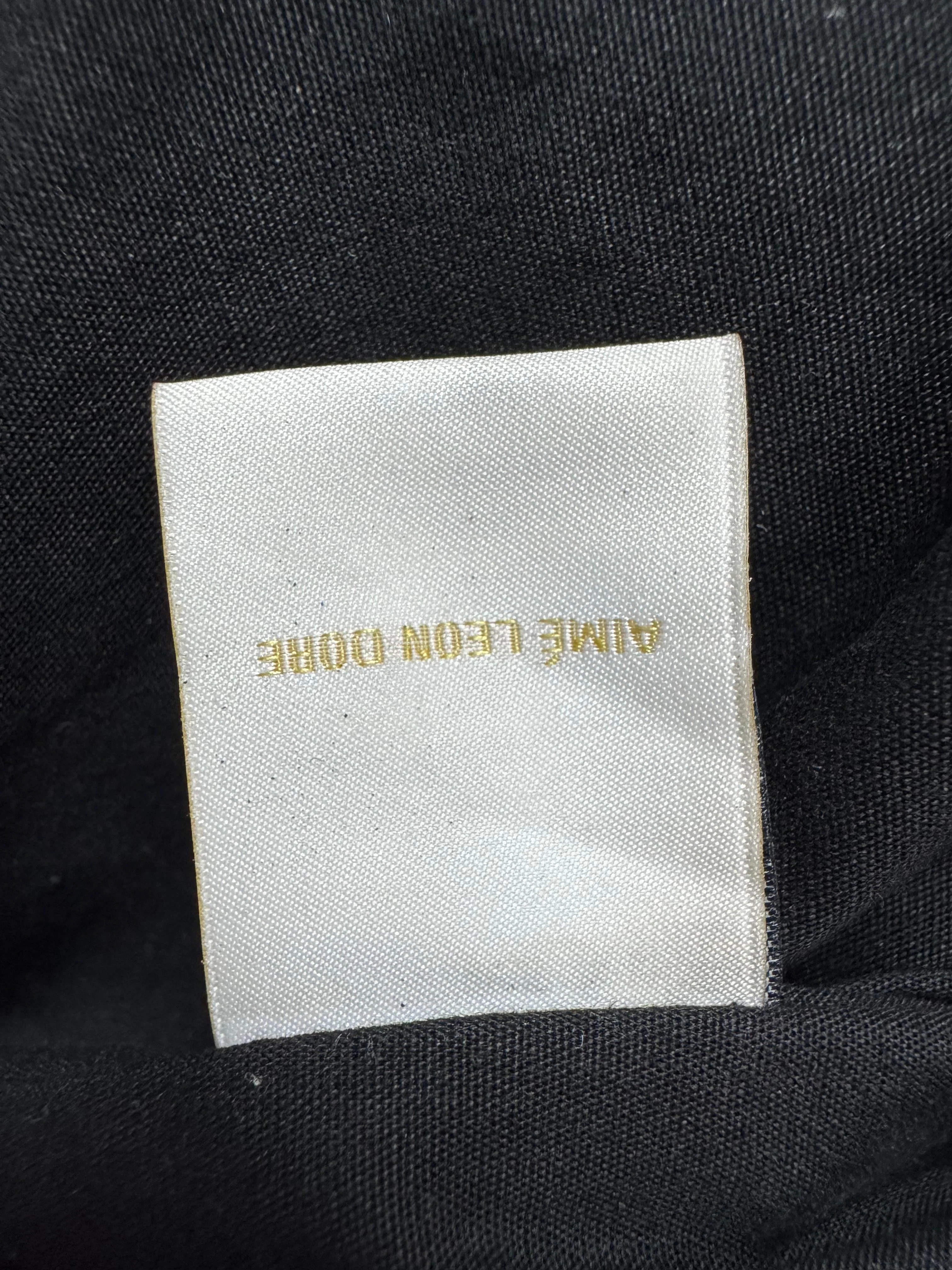 Aimé Leon Dore/ Vanson distressed Leather Moto Jacket - size M