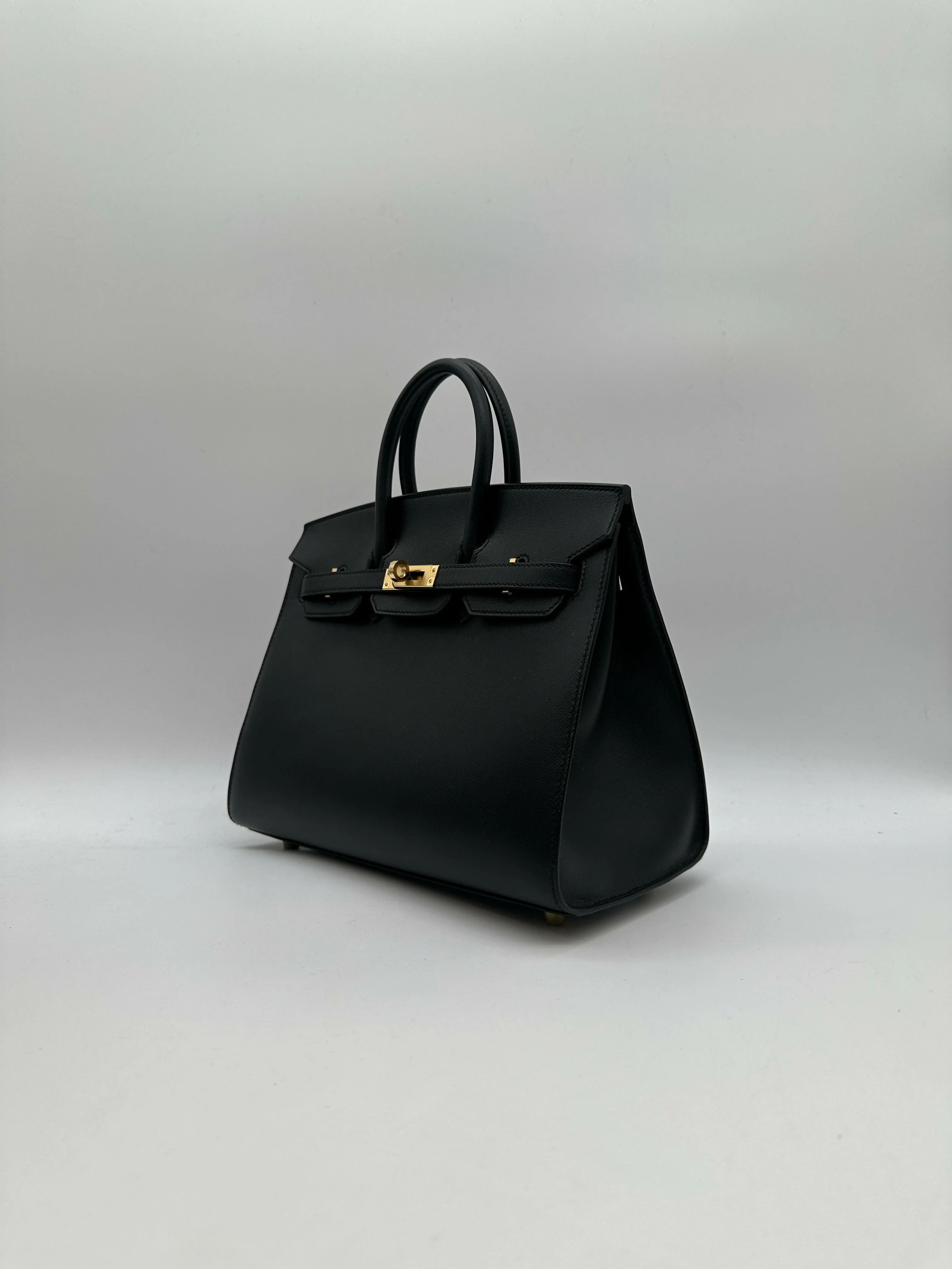 Hermès Birkin 25 Black Madame GHW Y 2020