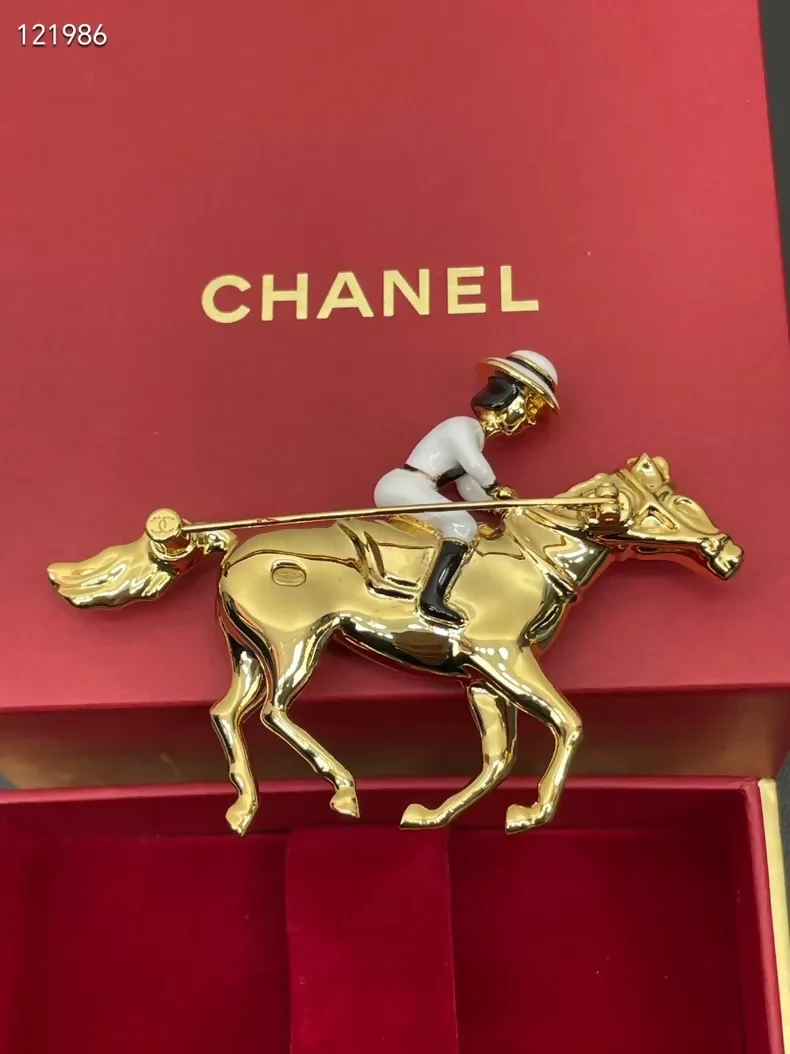 Chanel 26th Anniversary Luxury New Year Horse Limited Edition Brooch