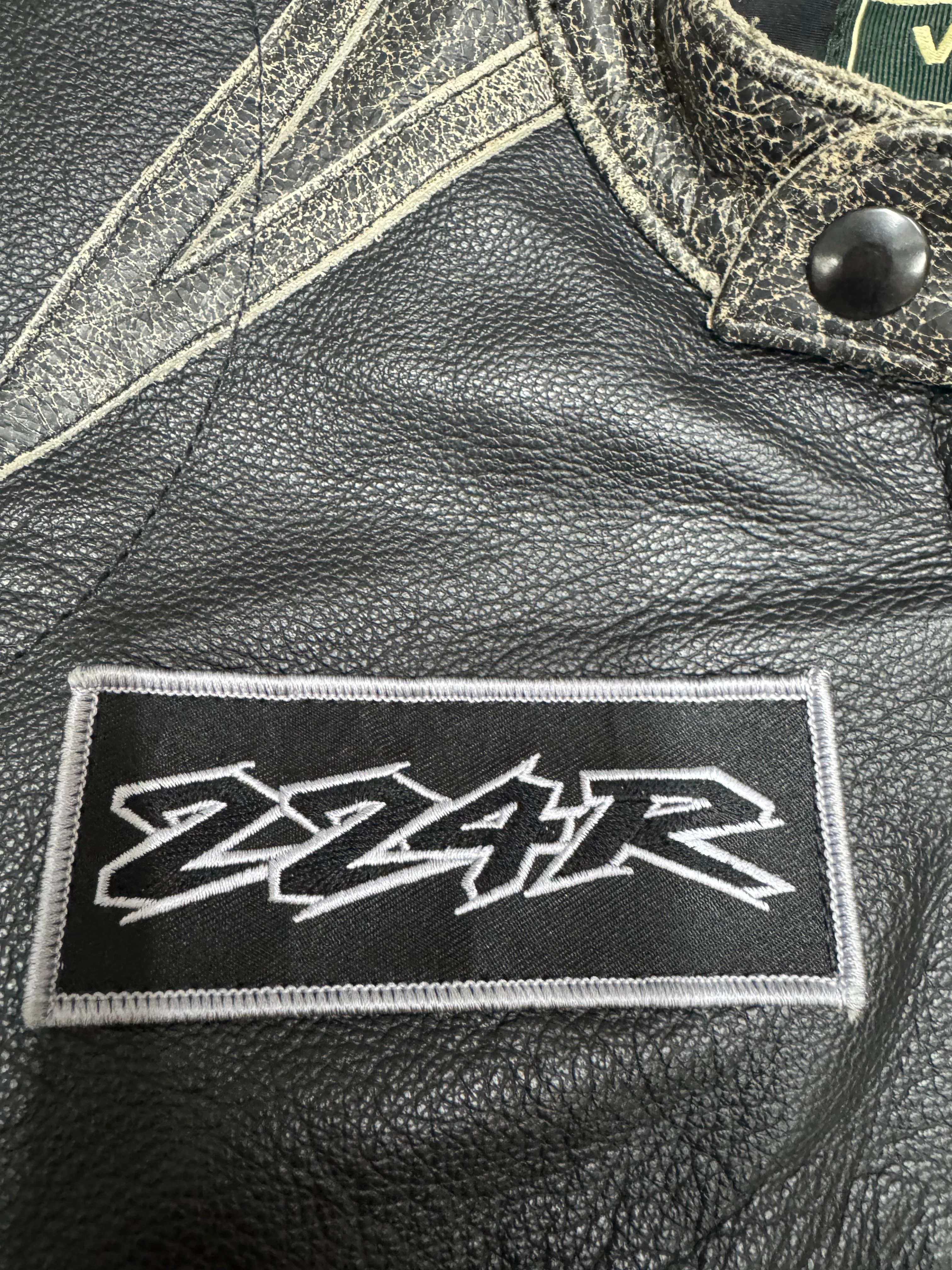 Aimé Leon Dore/ Vanson distressed Leather Moto Jacket - size M