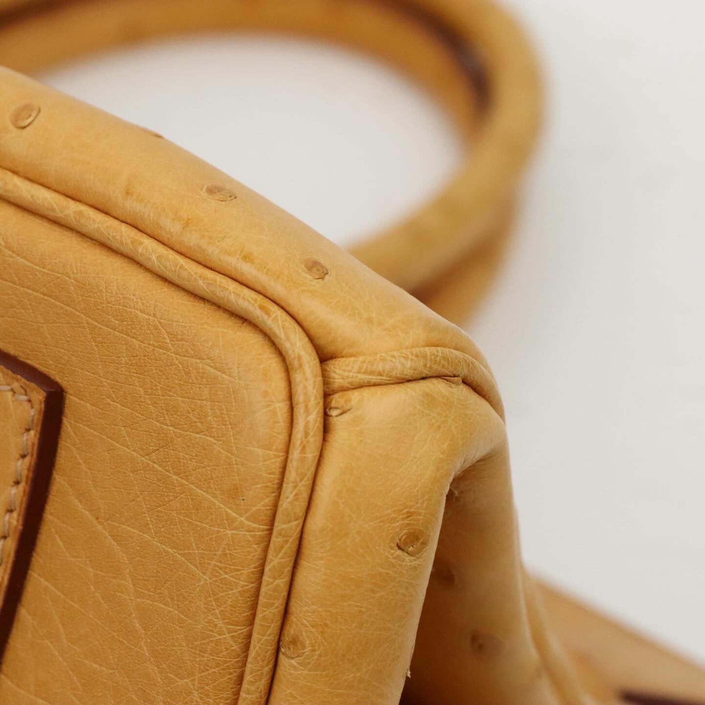 Hermes JPG Birkin Shoulder Natural Sable ostrich leather gold hardware