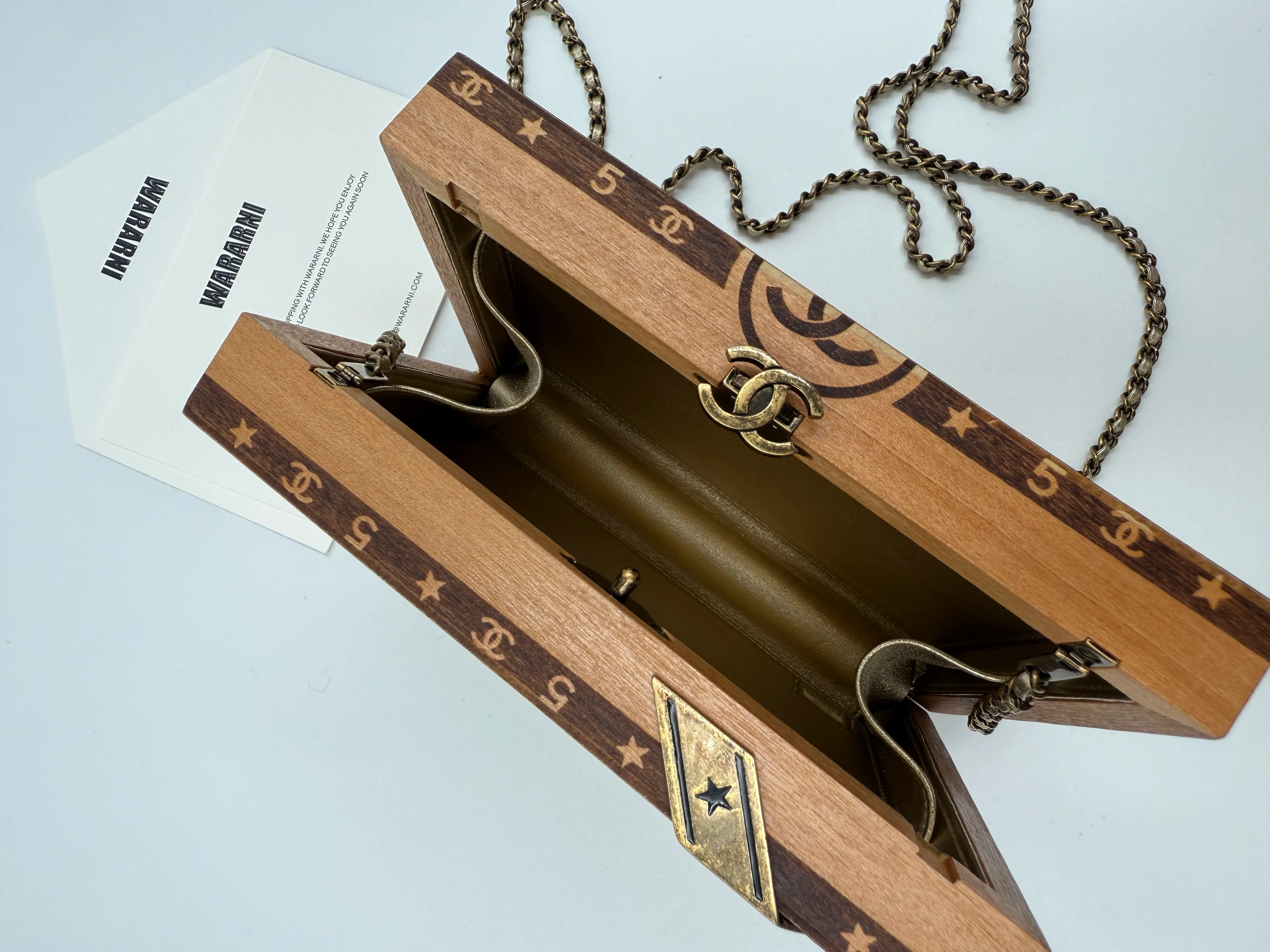 Chanel 2017 Havana By The Night Coco Cuban Cigar Box Minaudière