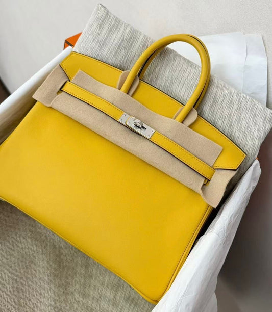 Hermes Birkin 25 Sun Swift Palladium hardware