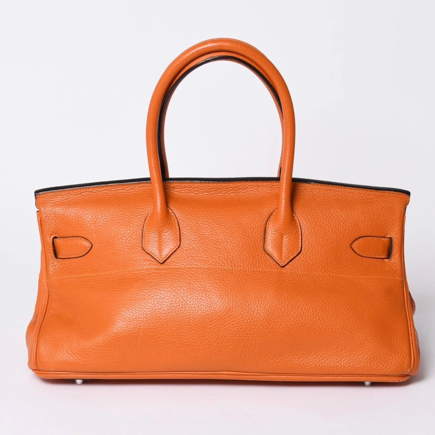 Hermes Birkin Shoulder JPG orange TC leather palladium hardware