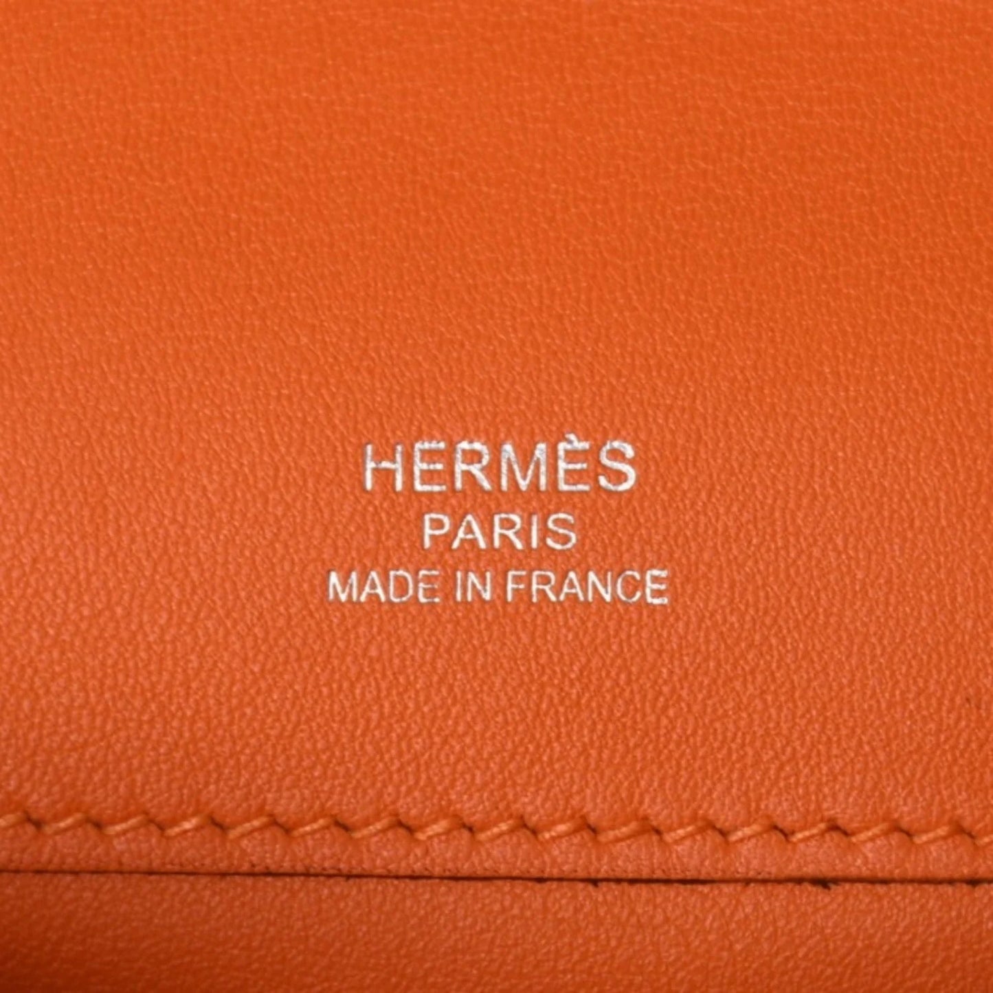 HERMES KELLY CUT orange swift leather palladium Hardware