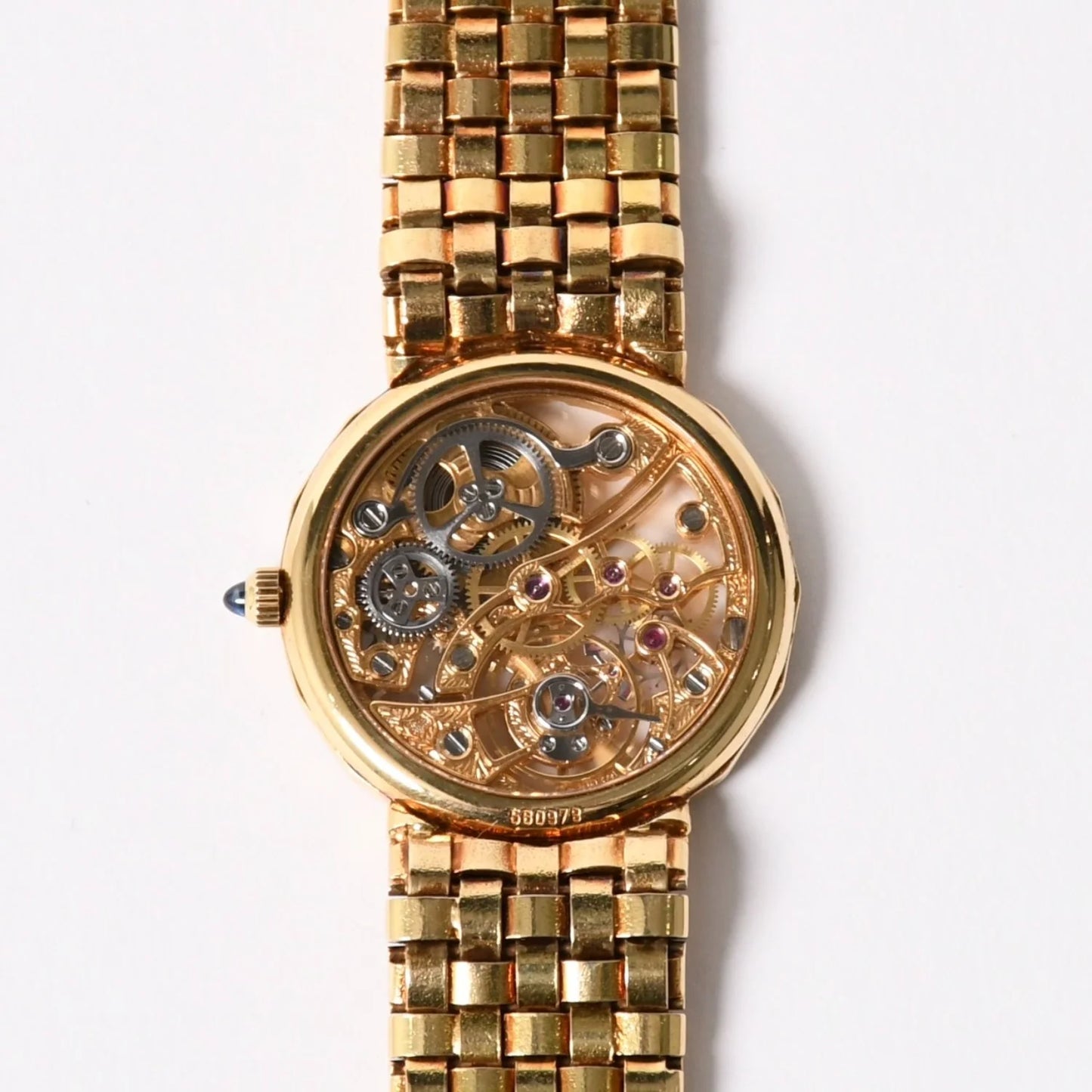 VACHERON CONSTANTIN Patrimony Skeleton Wristwatch 13508 Manual Wind Diamond