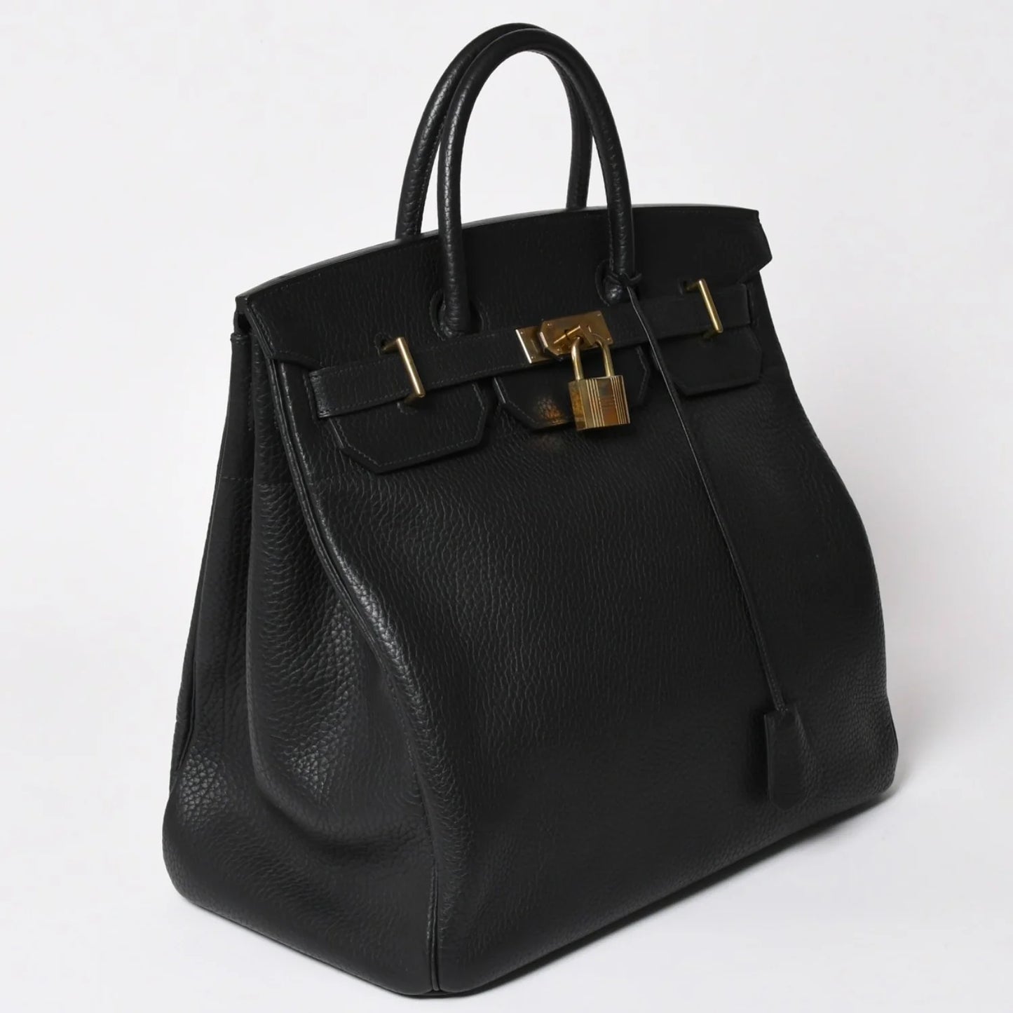 HERMES Birkin HAC 40 black bronze hardware