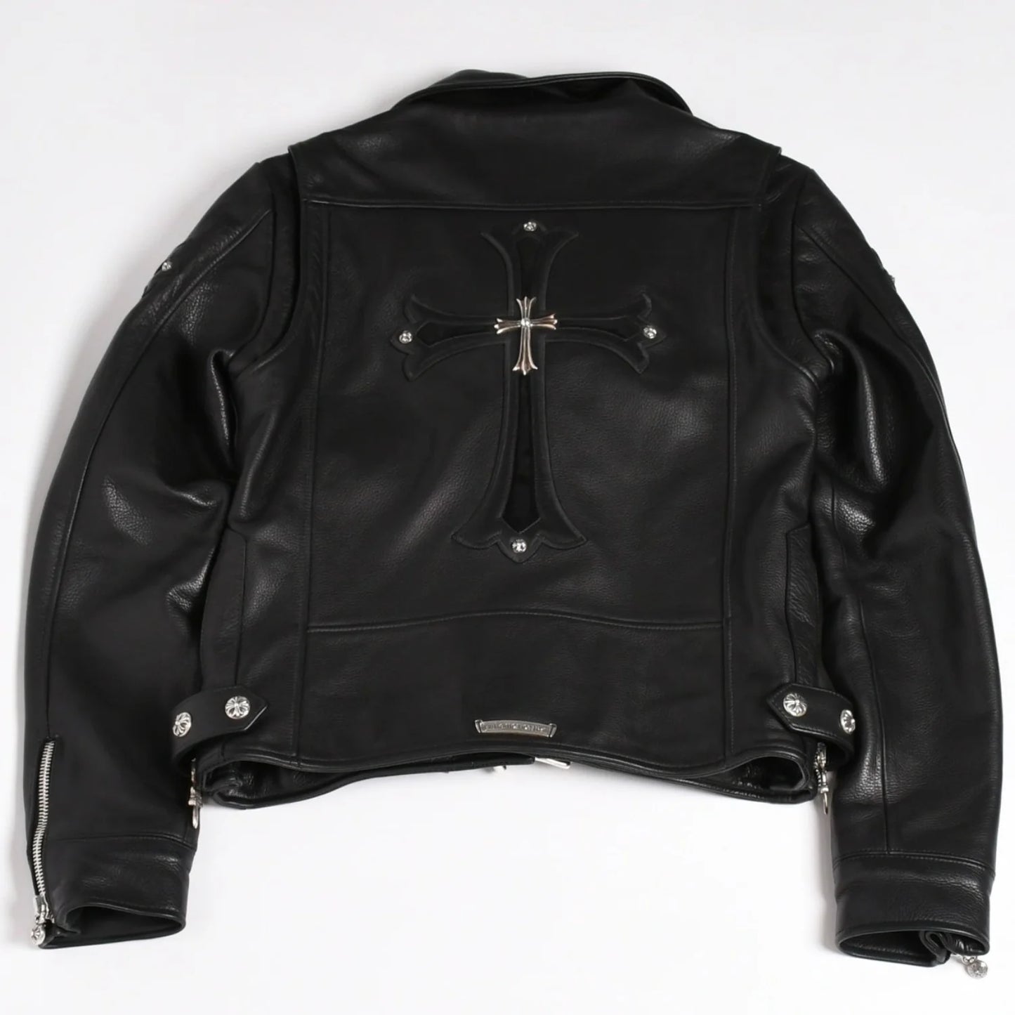 CHROME HEARTS SLUFF LTHR Sluf Riders Jacket
