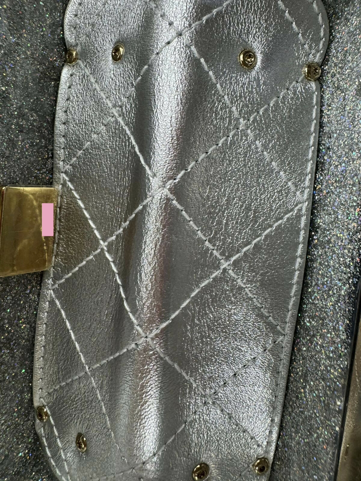 Chanel 2024 Glitter Lucite, Multicolor Rhinestone & Enamel Hollywood Mini Van