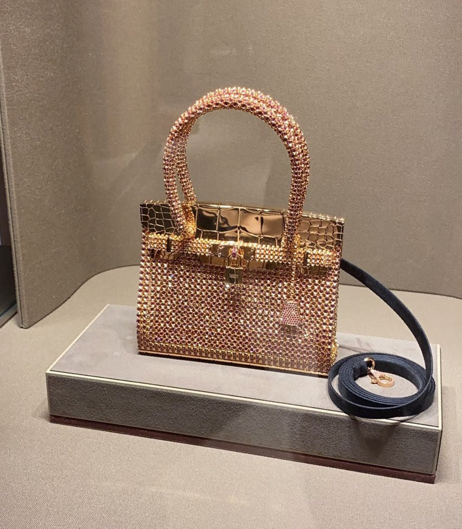Hermès Sac Bijou Birkin — Solid 18K Rose Gold