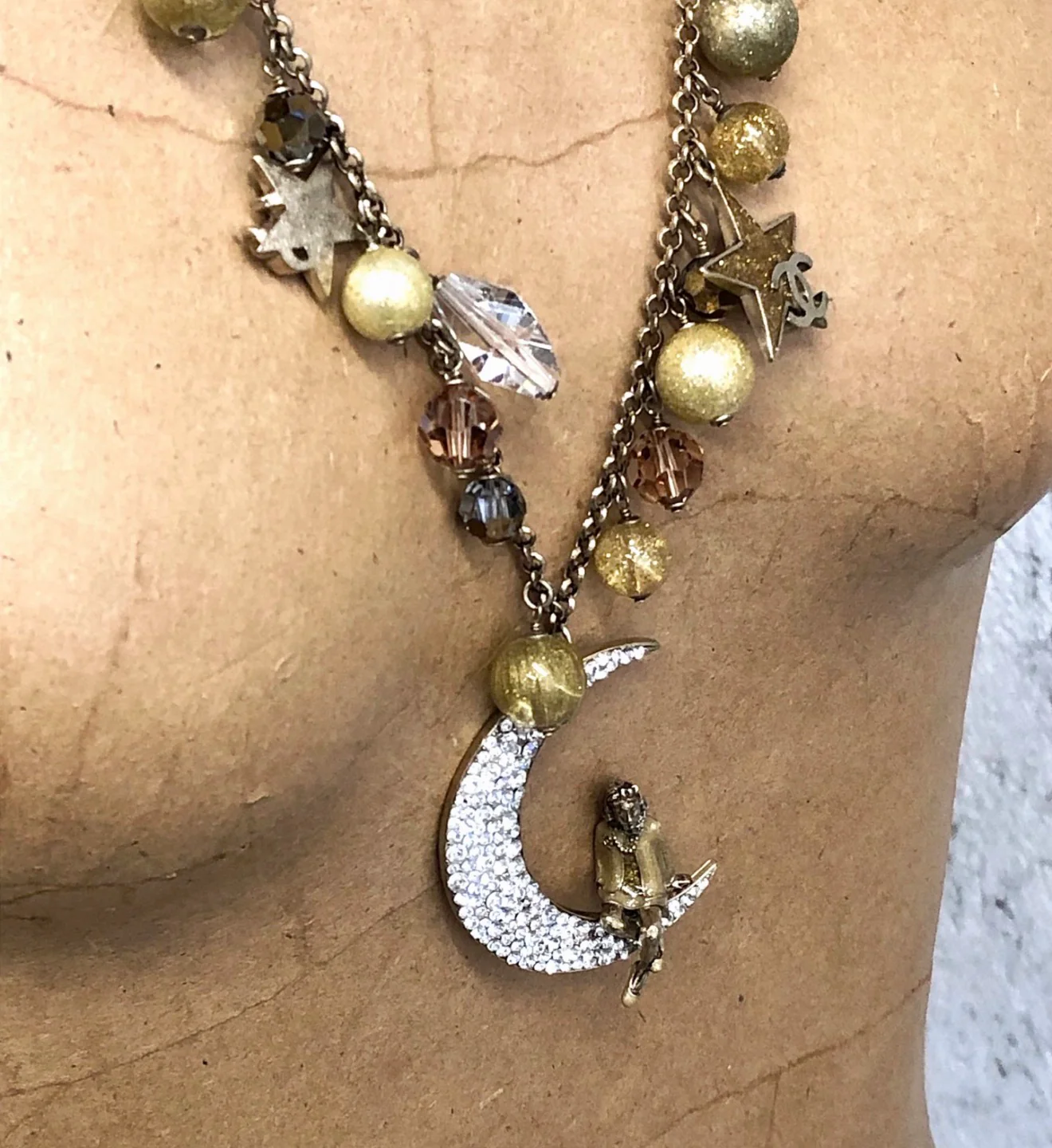 Chanel 08P Moon necklace