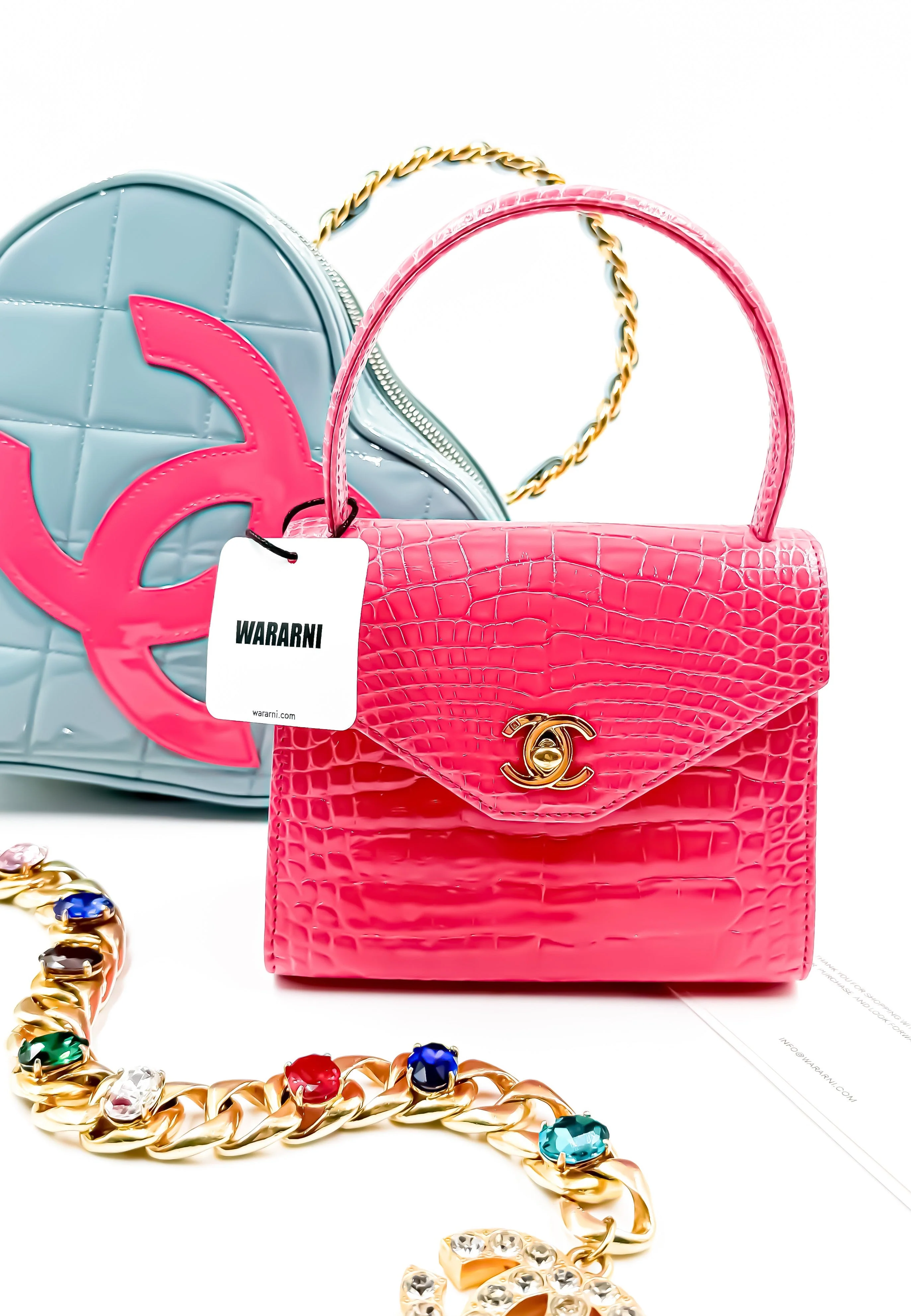 Chanel Vintage Pink Alligator Mini Top-Handle — Collector’s Edition