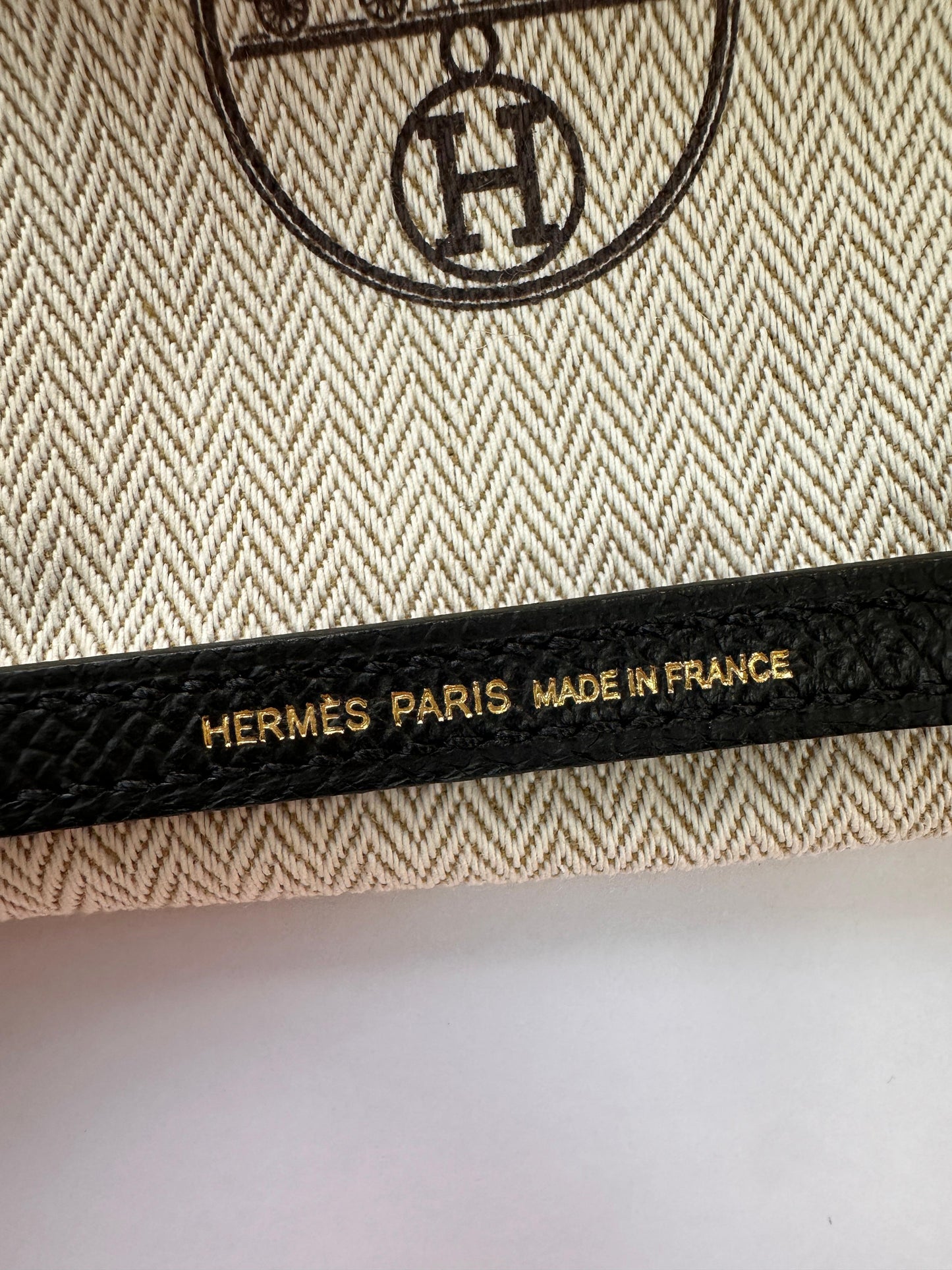 Hermès Kelly Black Epsom Mini Gold Hardware