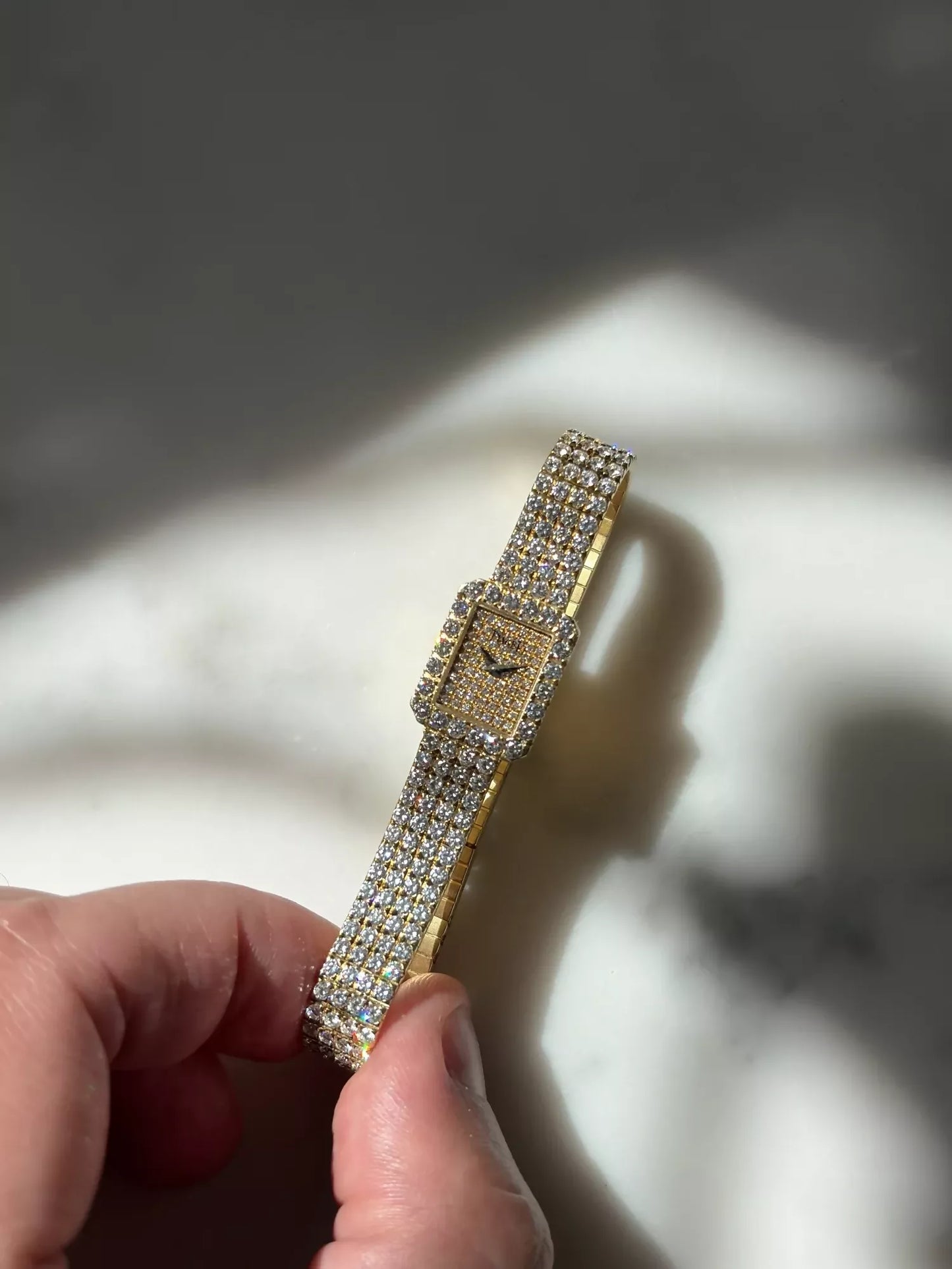 Piaget Mini Tank Diamond Watch, Circa 1990s
