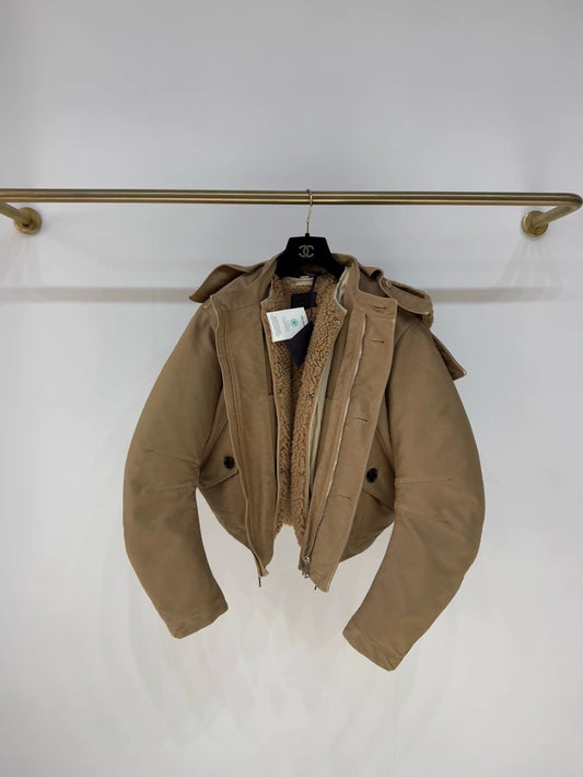 Prada distressed cotton jacket