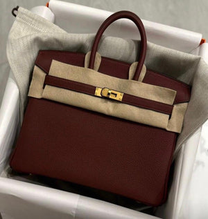 Hermes Birkin 25 Rouge H Togo Gold hardware