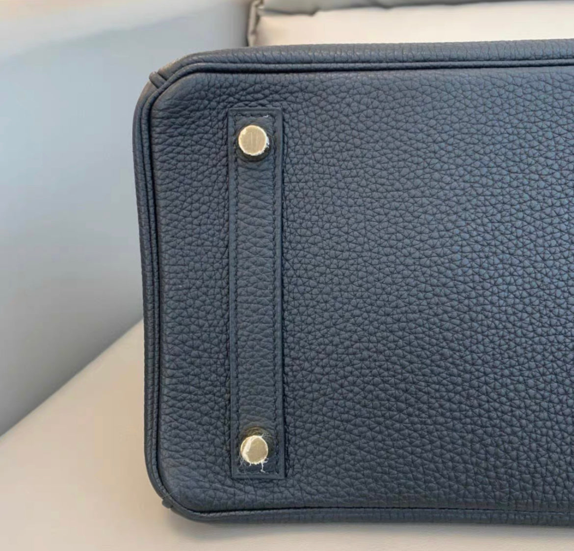 Hermes Birkin 30 Black Togo Leather Gold Hardware