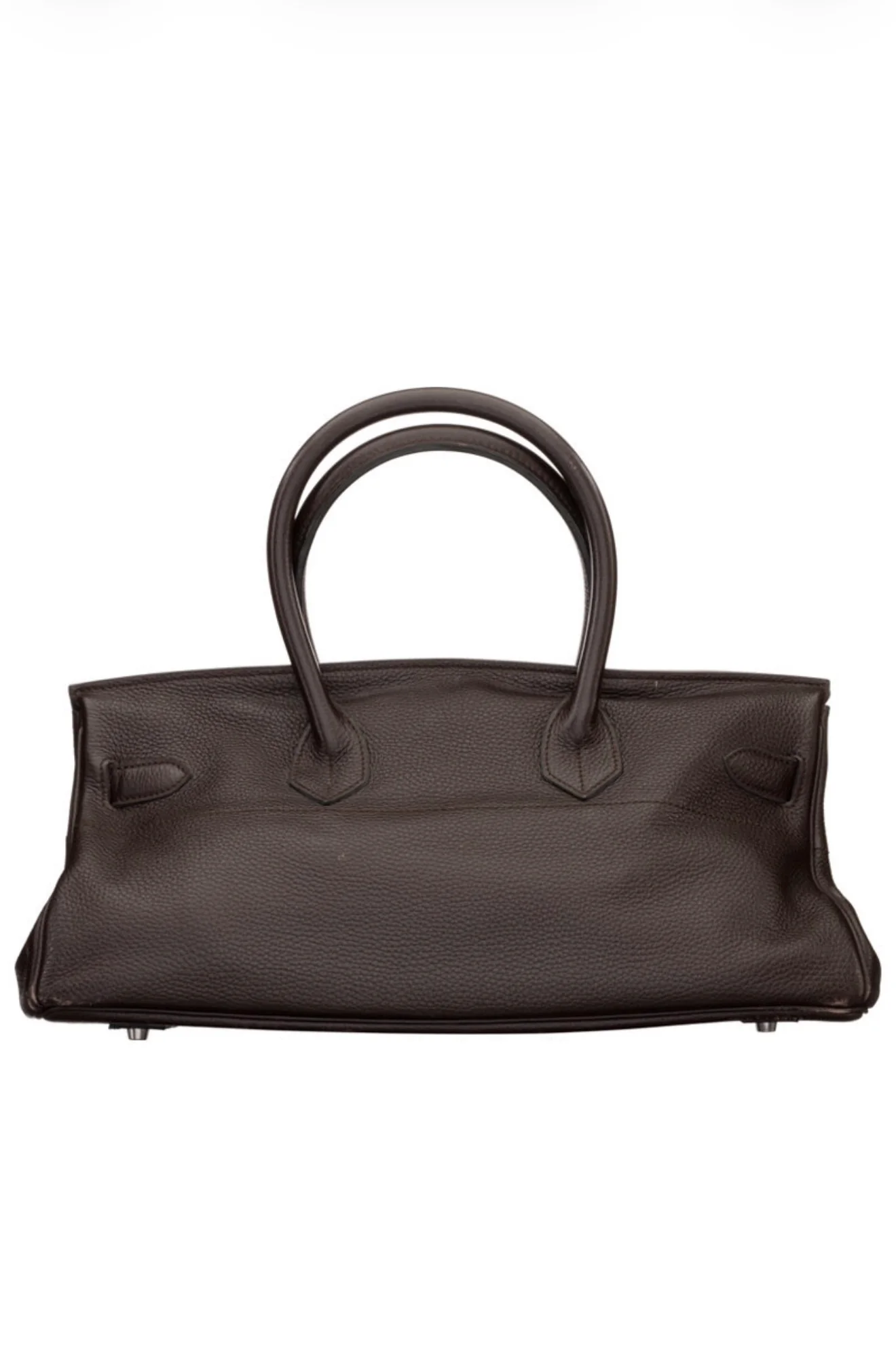 Rare** Hermès 42 JPG Shoulder Birkin Havane Clemence Leather with Palladium Hardware